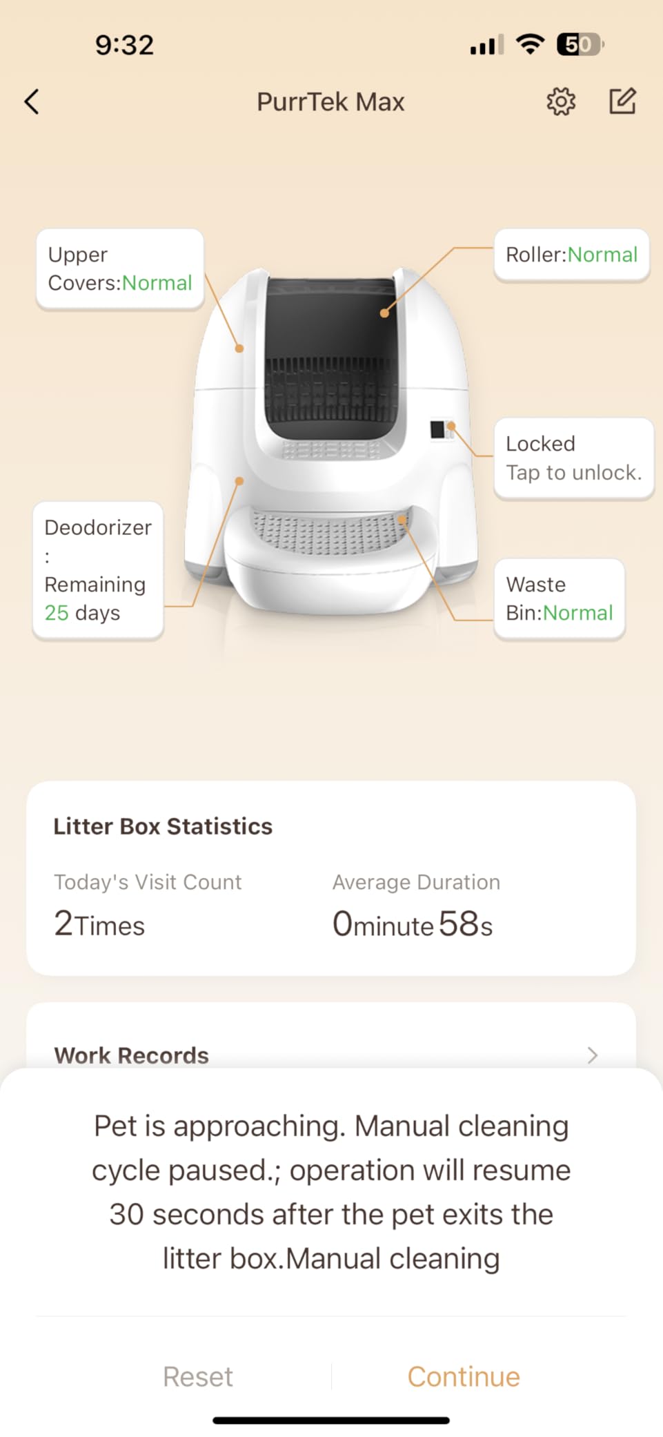 Petcove - Automatic Self Cleaning Litter Box - PurrTek Smart Automatic Litter Box for Multi-Cat Homes with Smart App Control (5GHz Wi-Fi), Triple Odor Control Quiet Operation & Advanced Safety Sensors customer photo 1