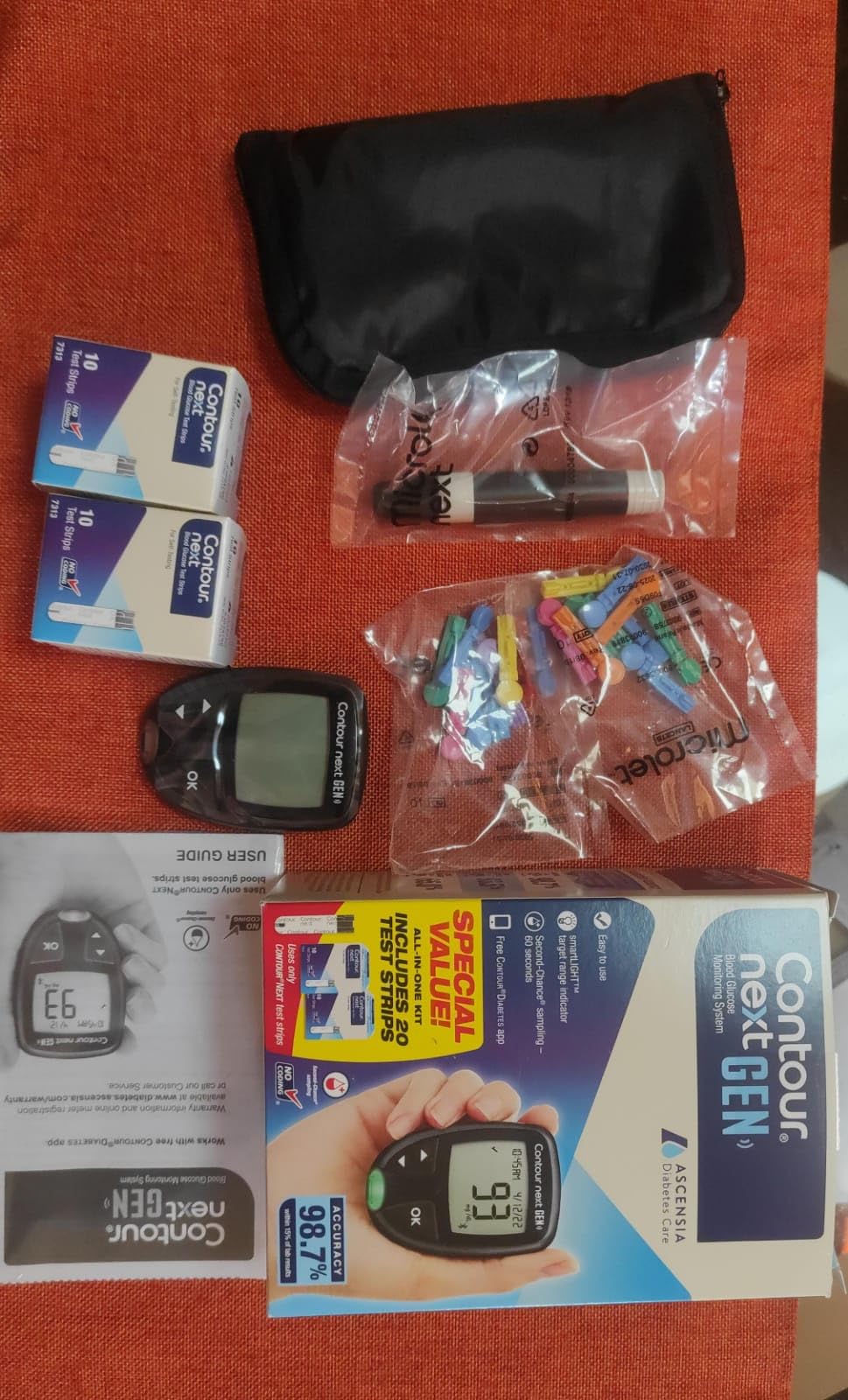 Ascensia CONTOUR NEXT GEN Blood Glucose Monitor All-In-One Kit with 20 Test Strips customer photo 1