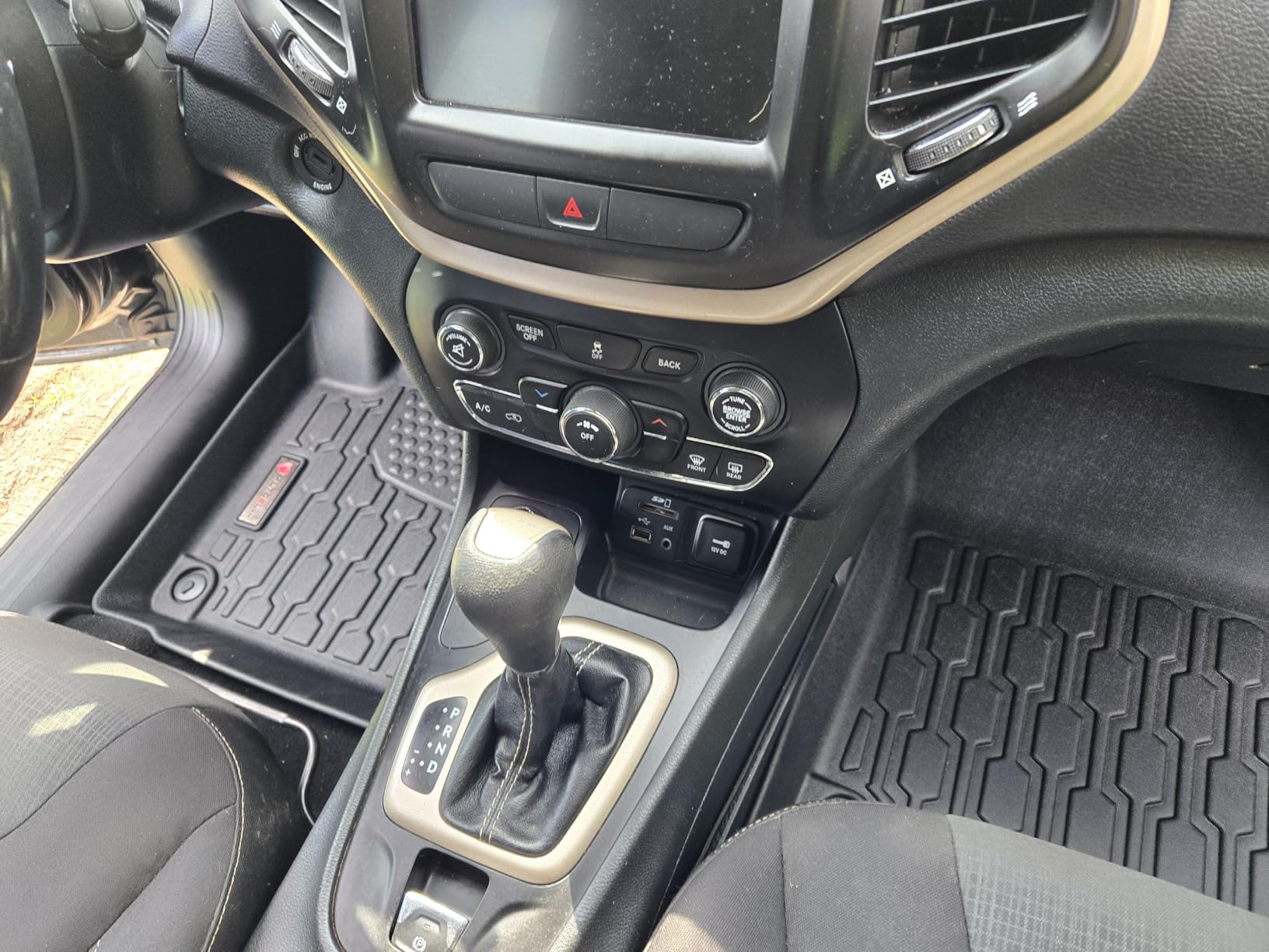 Floor Mats Compatible with Volkswagen VW Tiguan 2018-2024, All Weather TPE Floor Liners, Custom Fit Car mats, 1st & 2nd Row, Black customer photo 2