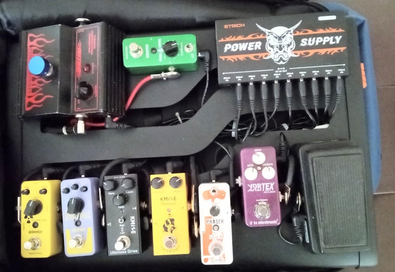 STRICH SPS-40B Pedal Power Supply with Built-in 10000mAh Battery, 10 Outputs DC 9V with USB Port customer photo 1