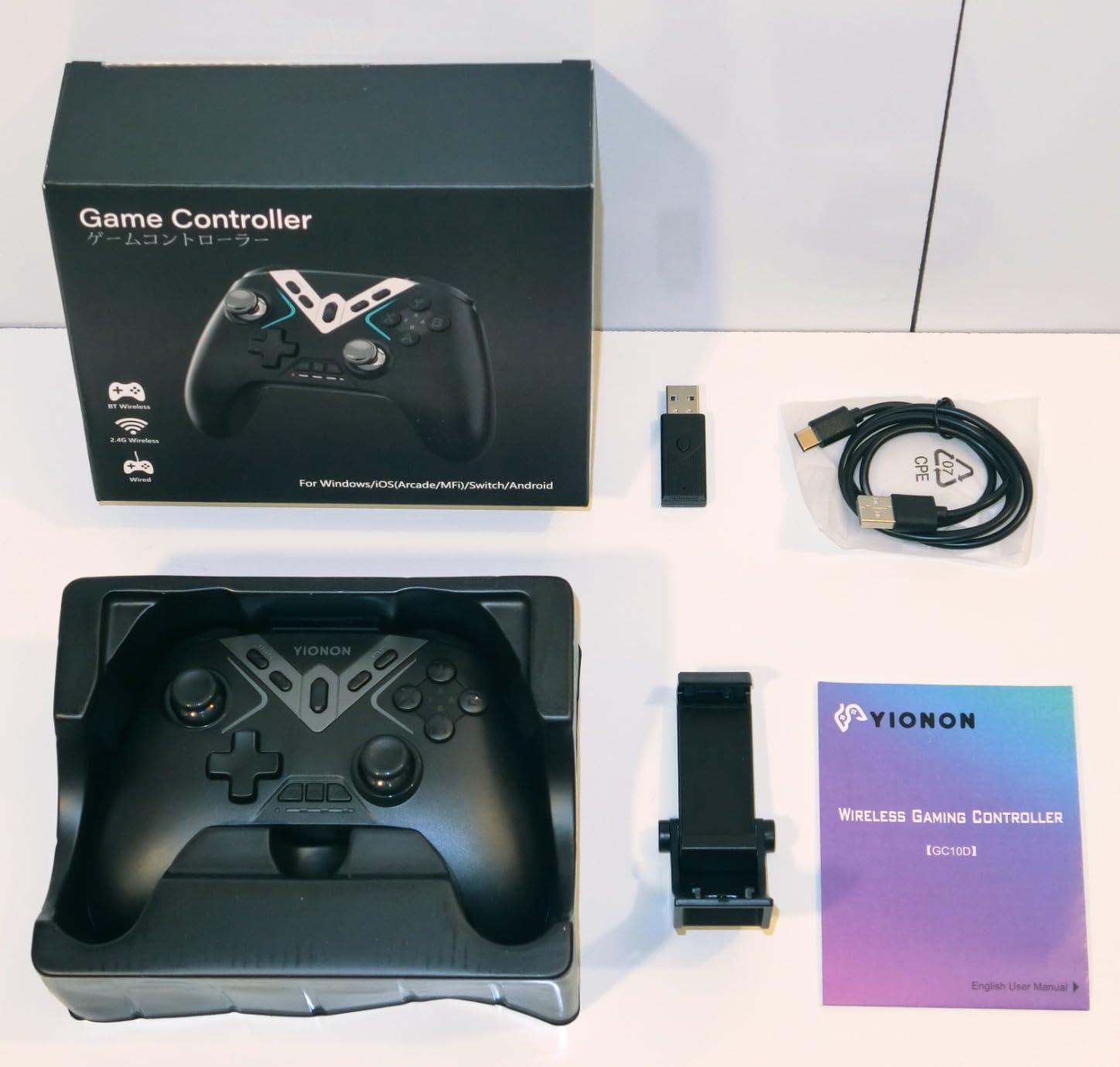 Dual Hall Effect PC Controller-No Drift No Dead Zone, Bluetooth Controller for PC Windows/iPhone/Android/Switch/Steam Deck/TV/Tesla with Hall Triggers & Joysticks/Joystick Speed Down (No Phone Clip) customer photo 2