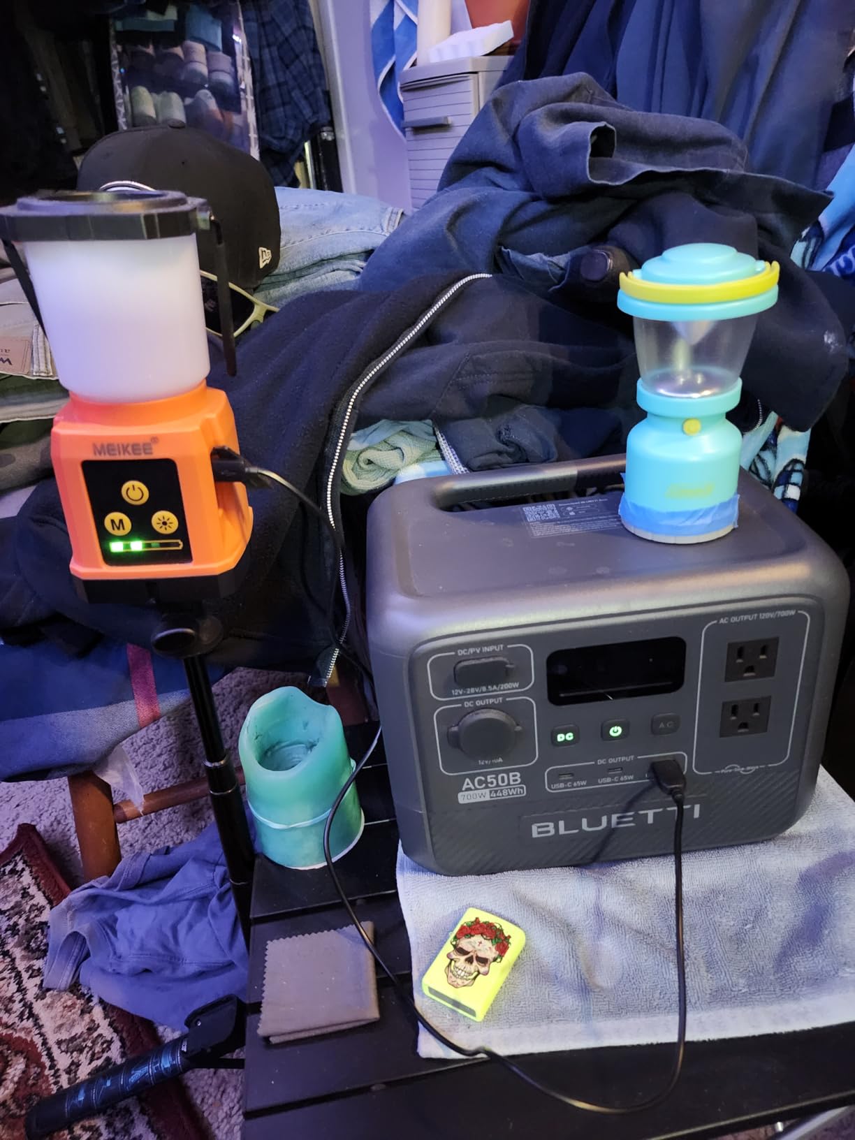 Bluetti AC50B Portable Power Station, 448Wh Solar Generator LiFePO4 Battery Backup w/ 2x 700W AC Outlets (Power Lifting 1000W), 0-80% in 45 Min customer photo 1