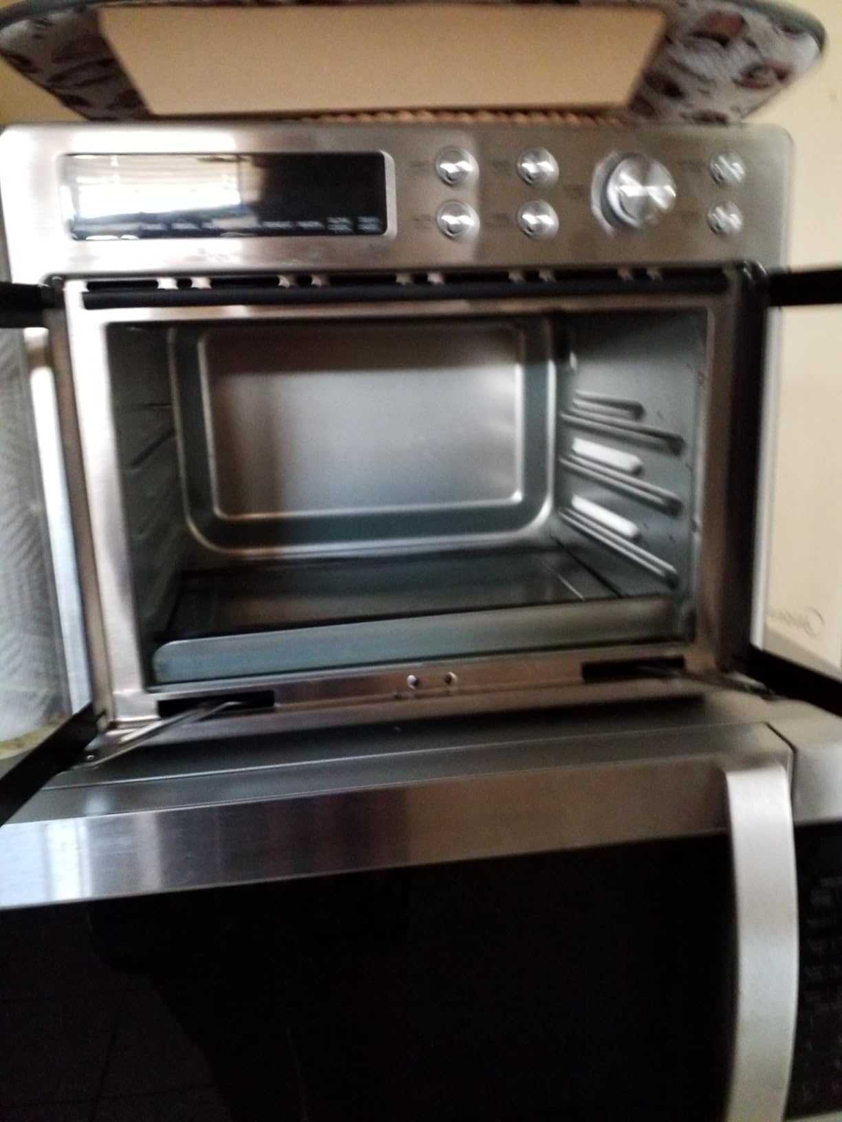 Midea Flexify Classic French Door Toaster Oven Air Fryer Combo, 10-in-1 Large Capacity 26.4 QT Countertop Oven, 25% Faster Cooking and 90% Less Oil, Stainless Steel customer photo 1