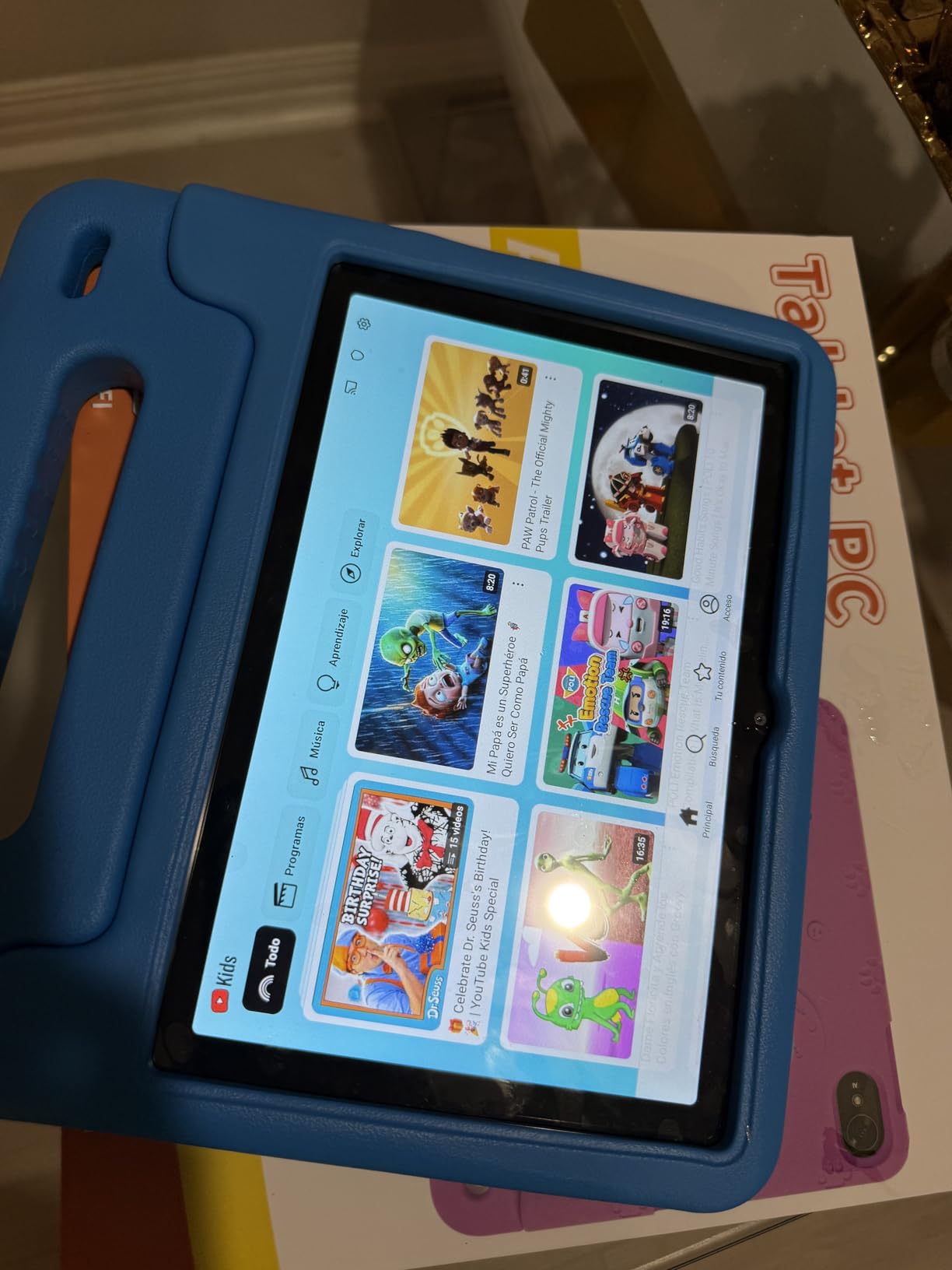 COLORROOM 2026 Upgraded Android 15 Tablet, 10inch Kids Tablet, Octa-core CPU, 10GB+64GB+1TB Expand Tablets for Kids with Kids Space, Parental Control, 6000mAh Big Battery,Touchscreen Tableta,Blue customer photo 1