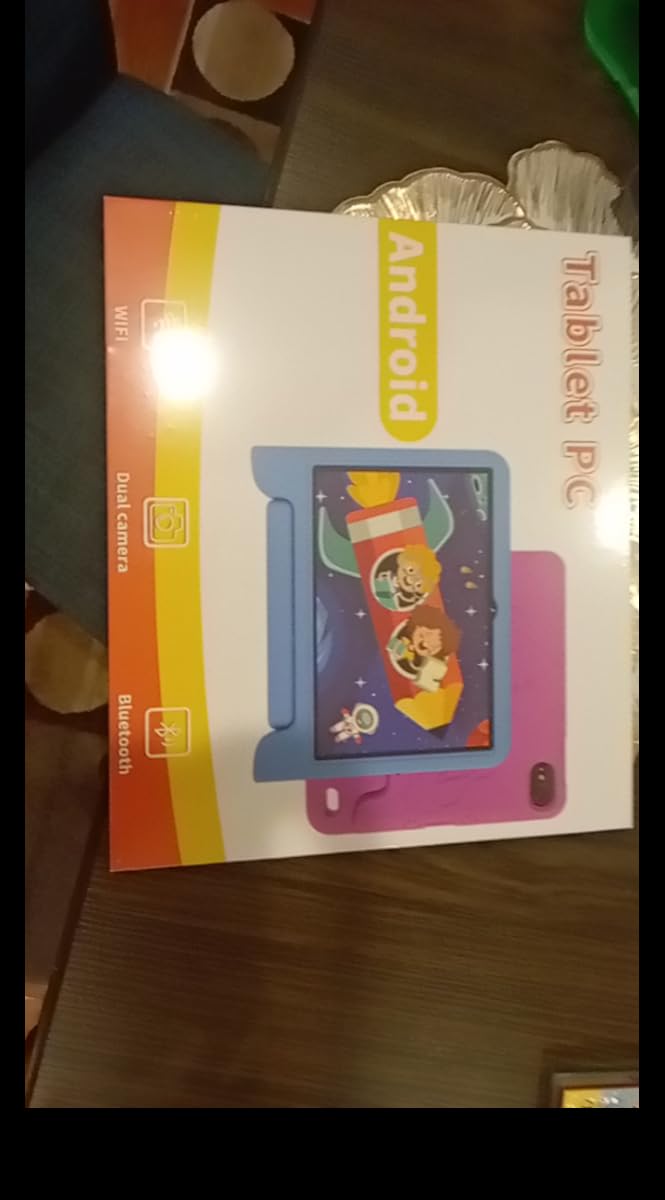 COLORROOM 2026 Upgraded Android 15 Tablet, 10inch Kids Tablet, Octa-core CPU, 10GB+64GB+1TB Expand Tablets for Kids with Kids Space, Parental Control, 6000mAh Big Battery,Touchscreen Tableta,Blue customer photo 2