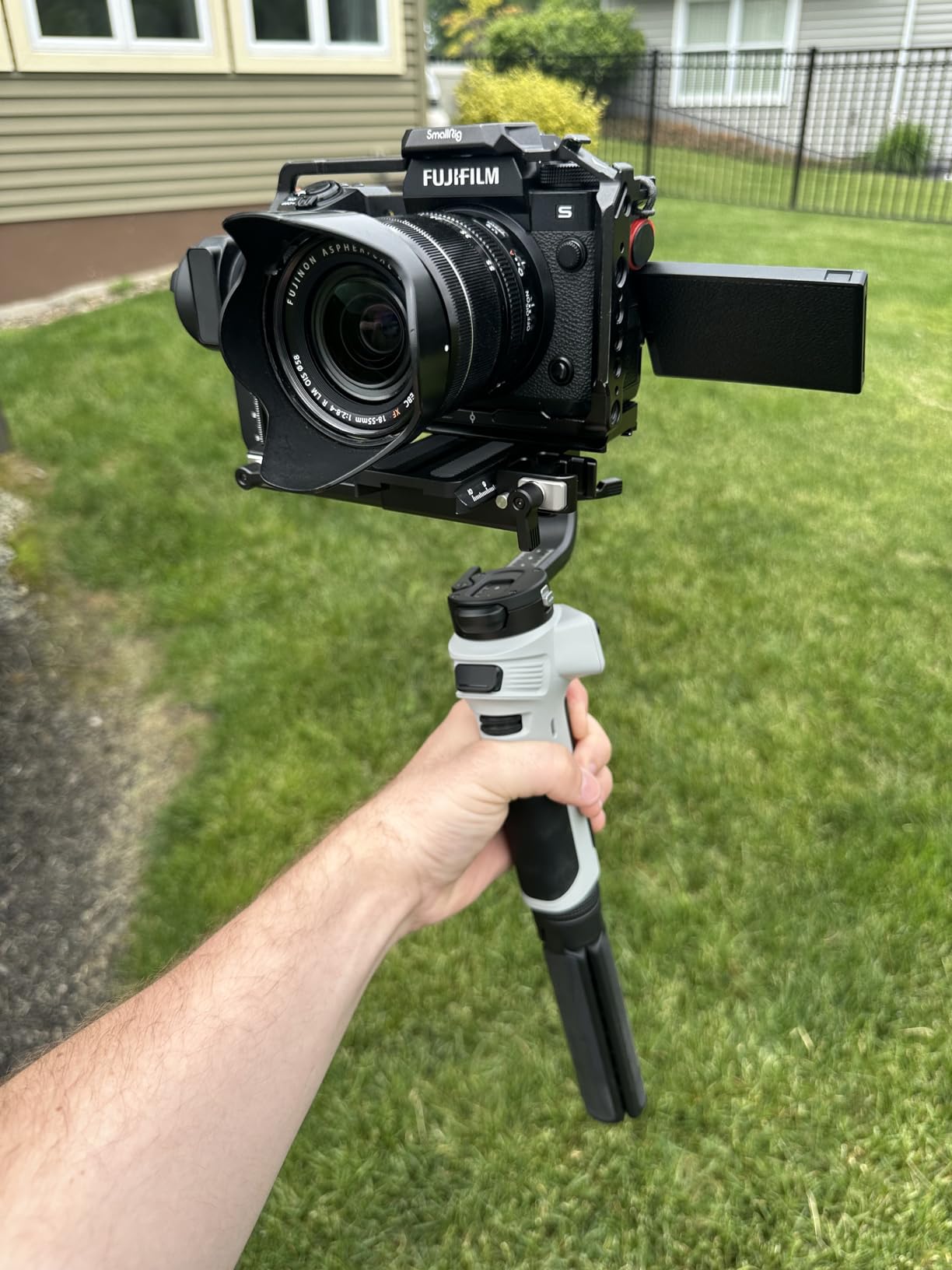 ZHIYUN CINEPEER WEEBILL 3E 3-Axis Gimbal Stabilizer for Canon/Sony/Panasonic/Nikon Camera, Up to 6.6lbs (3kg) Payload Extendable Sling Grip Native Vertical Shooting Handheld Camera Gimbal customer photo 2