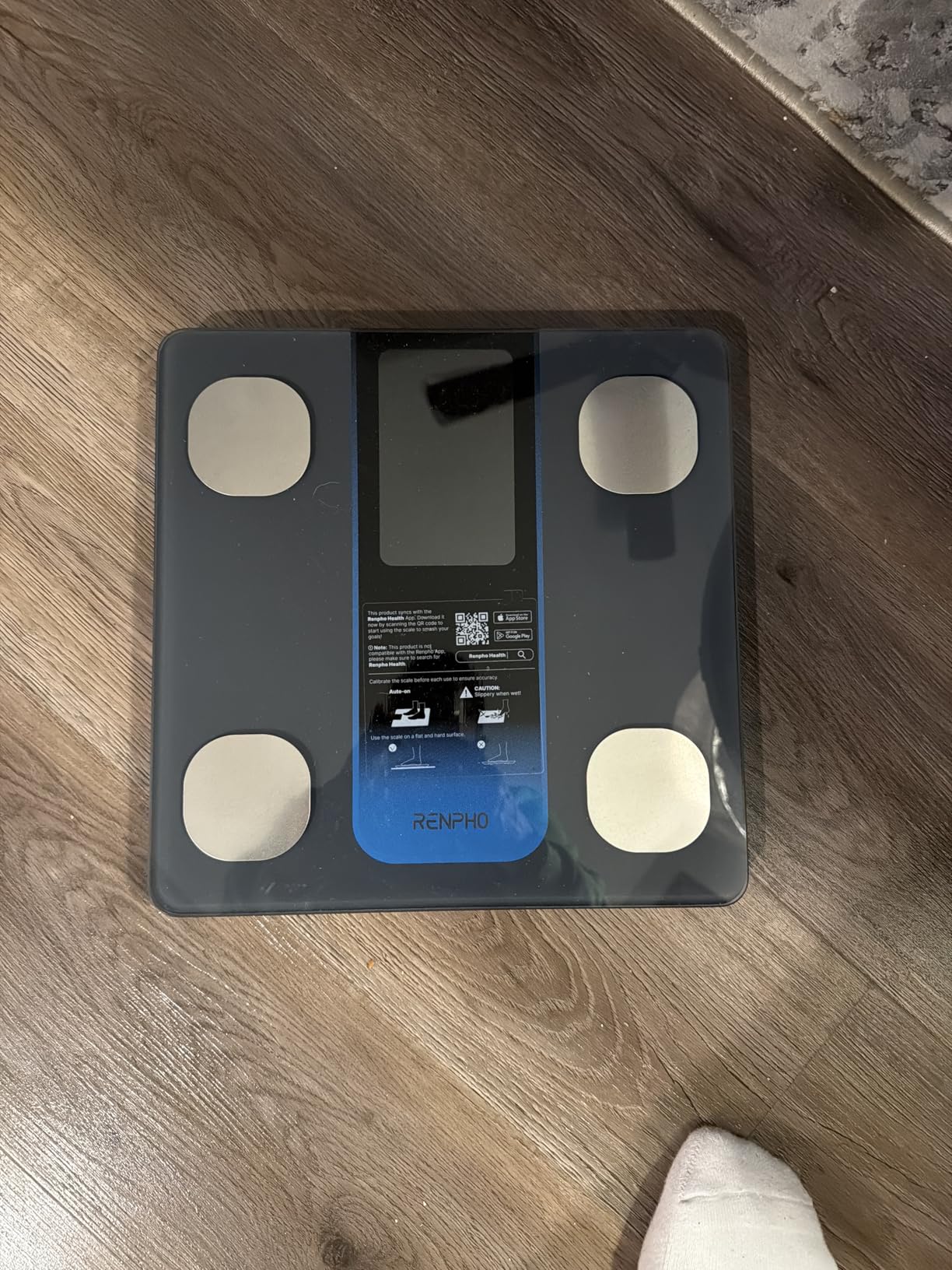 RENPHO Smart Scale for Body Weight, Weight Scale with 7-in-1 Large Display for BMI, Body Fat, Muscle Mass, 13 Body Composition, High Accurate Bluetooth Scale, 500lbs, 11.8