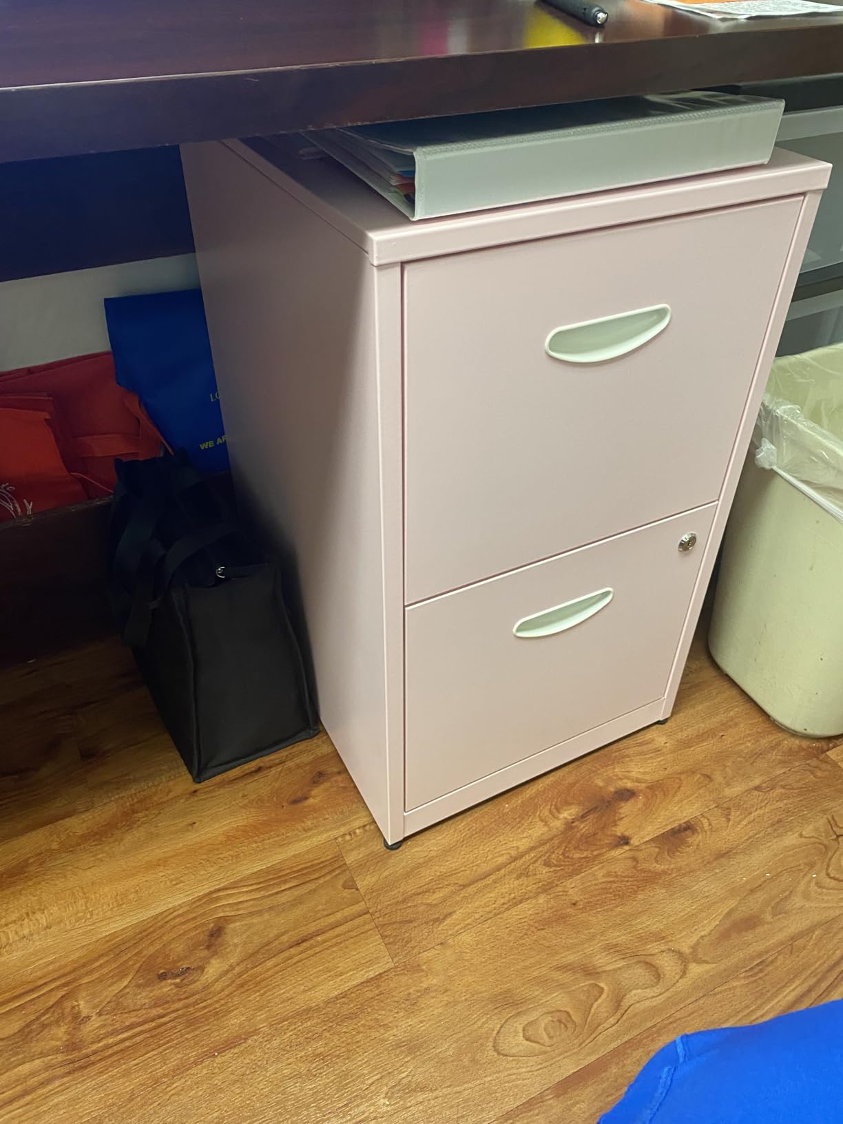 2 Drawer File Cabinets, Metal Office File Cabinet with Lock, Black Filing Cabinets for Home Office, Vertical Modern File Cabinet Office Two Drawers for Hanging Letter customer photo 1