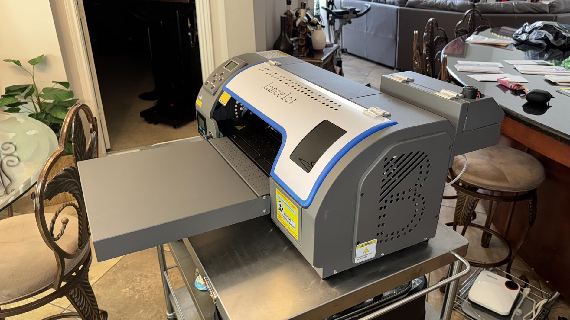 Auto-Maintenance M1630 Pro DTF Bundle with Roll Feeder, White Ink Circulation for DIY T Shirt Printing, Doubled Speed Over L1800, L805 DTF Printer Machine (Printer+Oven+Laptop+Consumables) customer photo 1
