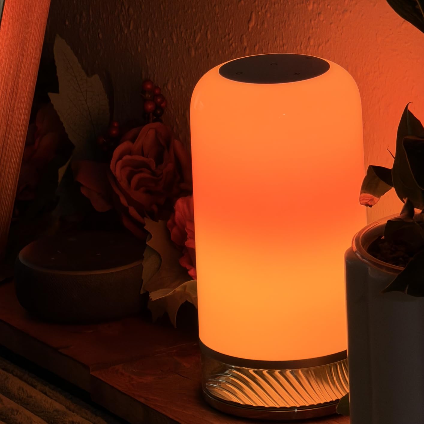 Govee RGBIC Smart Table Lamp 2, Touch Bedside Small Table Lamp Compatible with SmartThings, Matter, Alexa, Desk Lamp with 64 Scene Modes, Nightstand Lamp for Bedroom Living Room Night Light customer photo 1