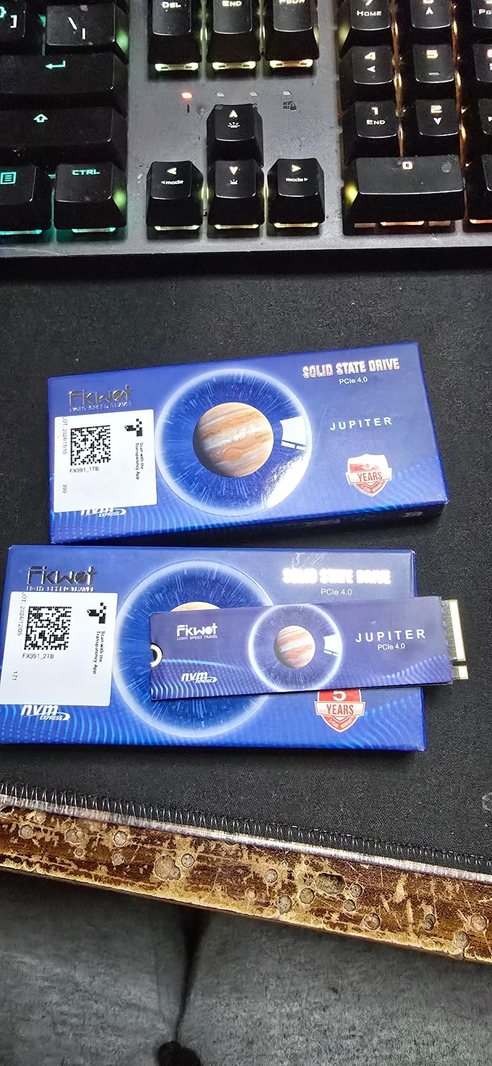 FX991 M.2 SSD 500GB NVMe SSD M2 2280 PCIe Gen 4x4, Read Up to 6300MB/s, Internal Solid State Drive for PS5 Laptop Desktop 3D QLC NAND customer photo 2
