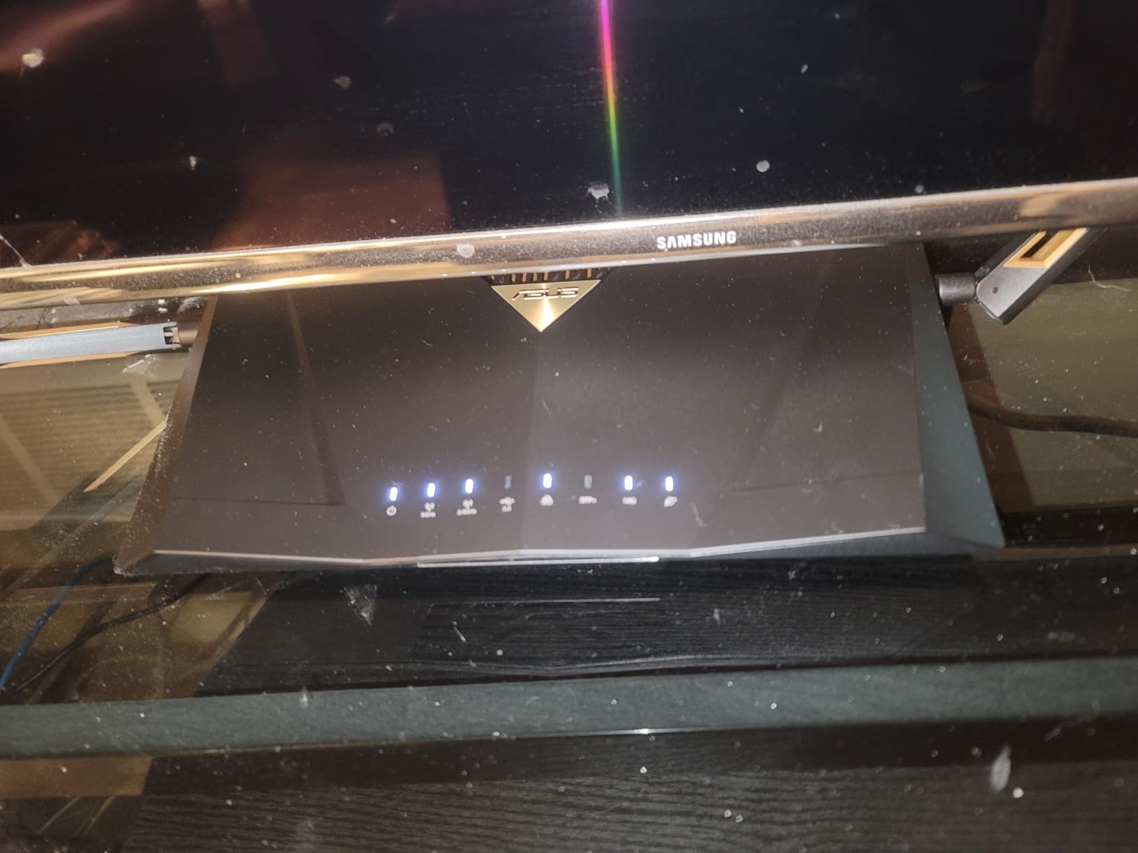 ASUS RT-BE88U Dual-Band WiFi 7 AiMesh Extendable Performance Router, 4K-QAM, MLO, Dual 10G Ports, SFP+, 4X 2.5G Ports, 4X 1G Ports customer photo 2