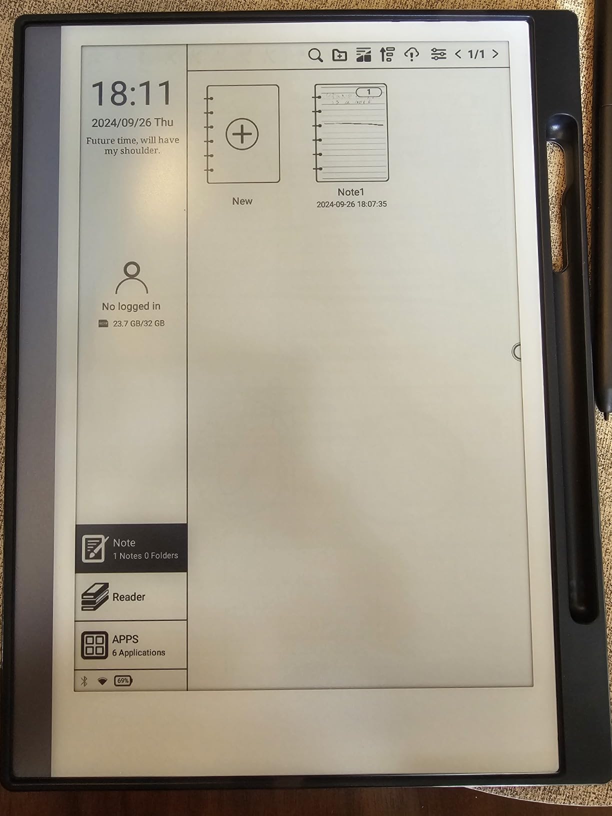 Android E-Ink ePaper Tablet 9.7