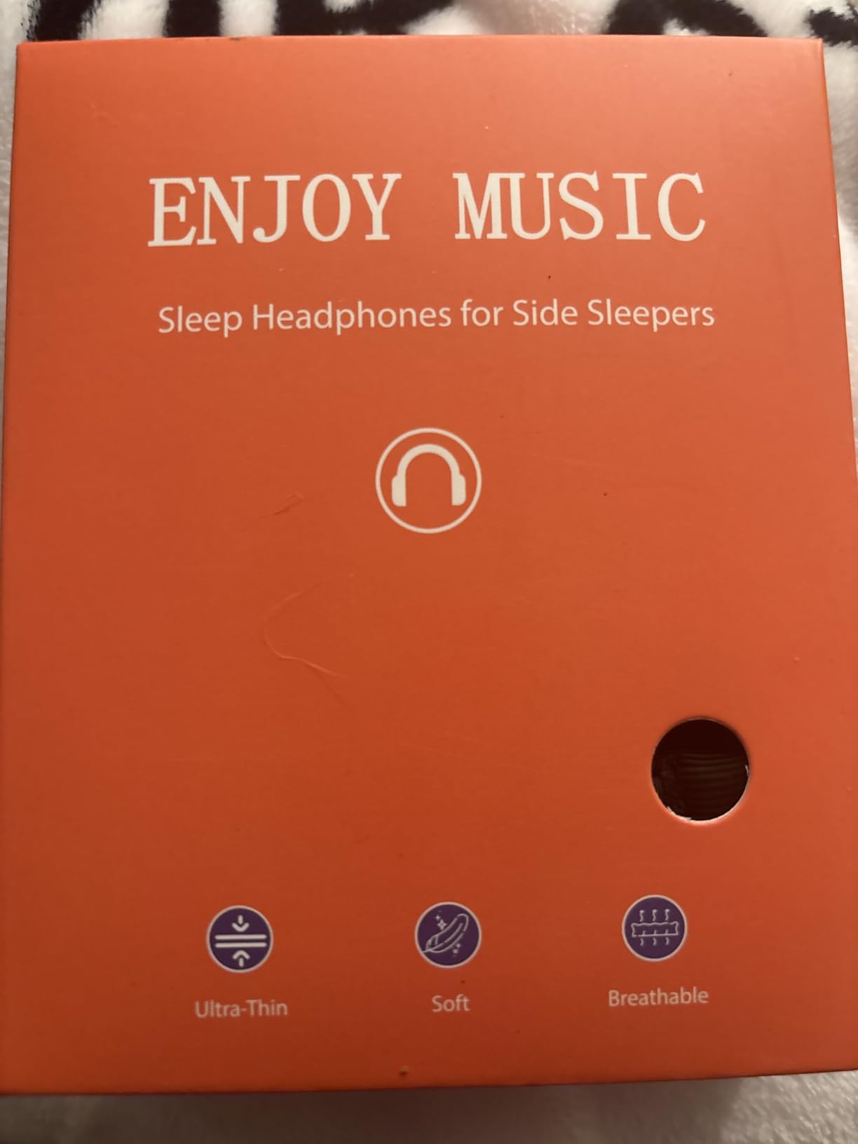 2-Pack Sleeping Headphones Wireless Bluetooth 5.4, Headband Headphones with Ultra-Thin Speakers, Bluetooth Headband for Side Sleepers, Running, Workout, Insomniac, Travel, Meditation(Black&Grey) customer photo 2