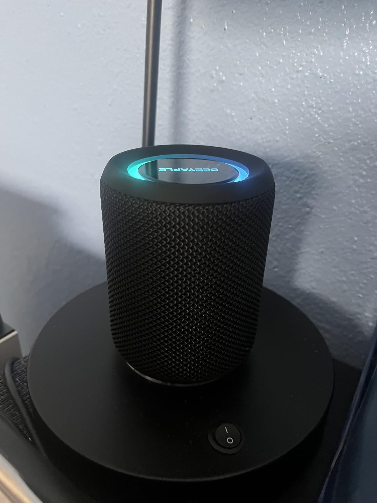 Bluetooth Speaker Wireless, IP67 Waterproof & Dustproof Portable Speaker with Lights, 15W Loud Stereo Sound, 2500mAh Battery All Day Playtime (Black) customer photo 1