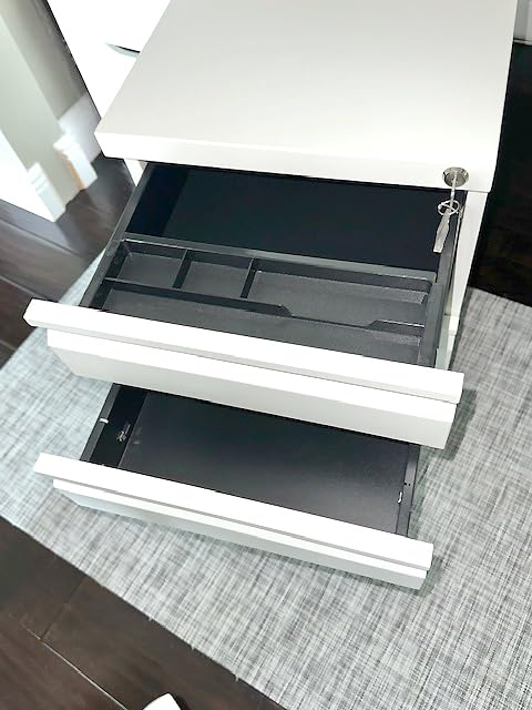 Metal Storage Cabinet with Adjustable Shelves, Garage Storage Cabinets with Doors and Shelves, File Cabinets for Home Office, Kitchen Pantry Cabinet, 71
