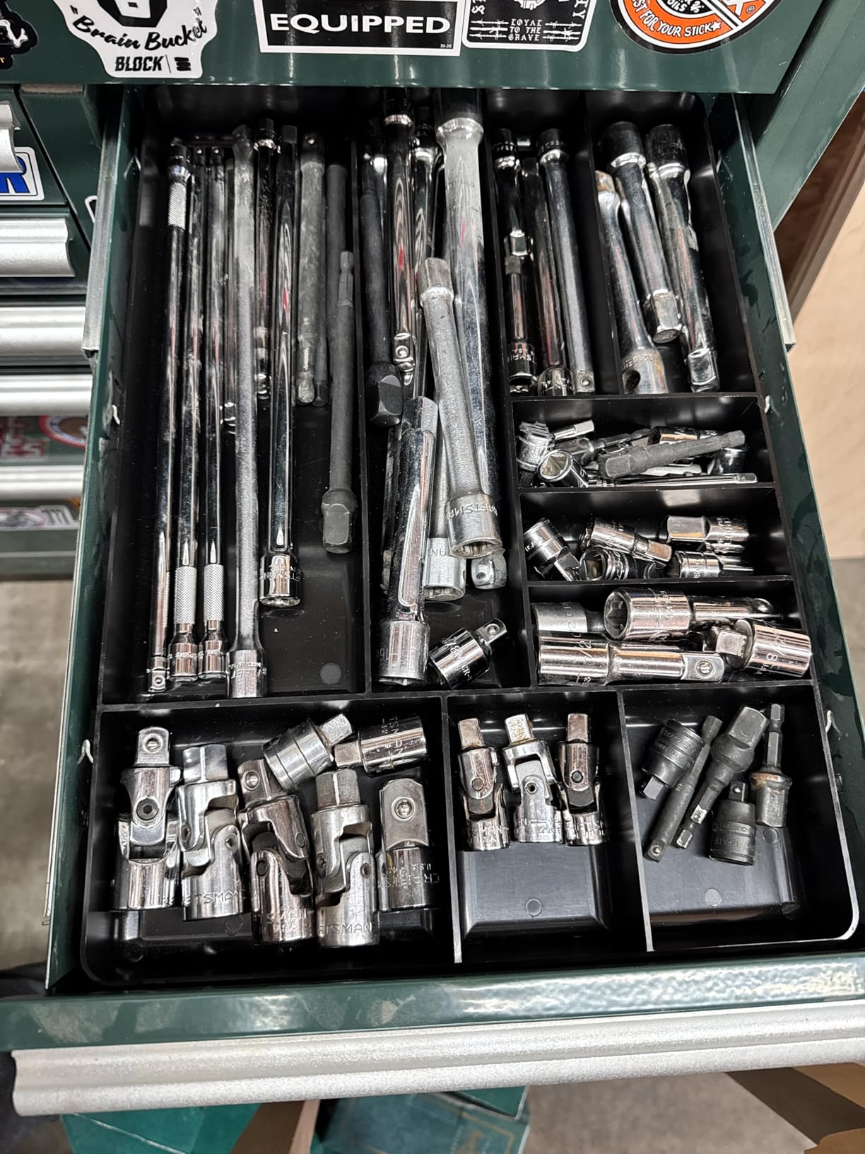 TEKTON 3-Compartment Organizer Tray (Black) | OTD11103 | Made in USA customer photo 2