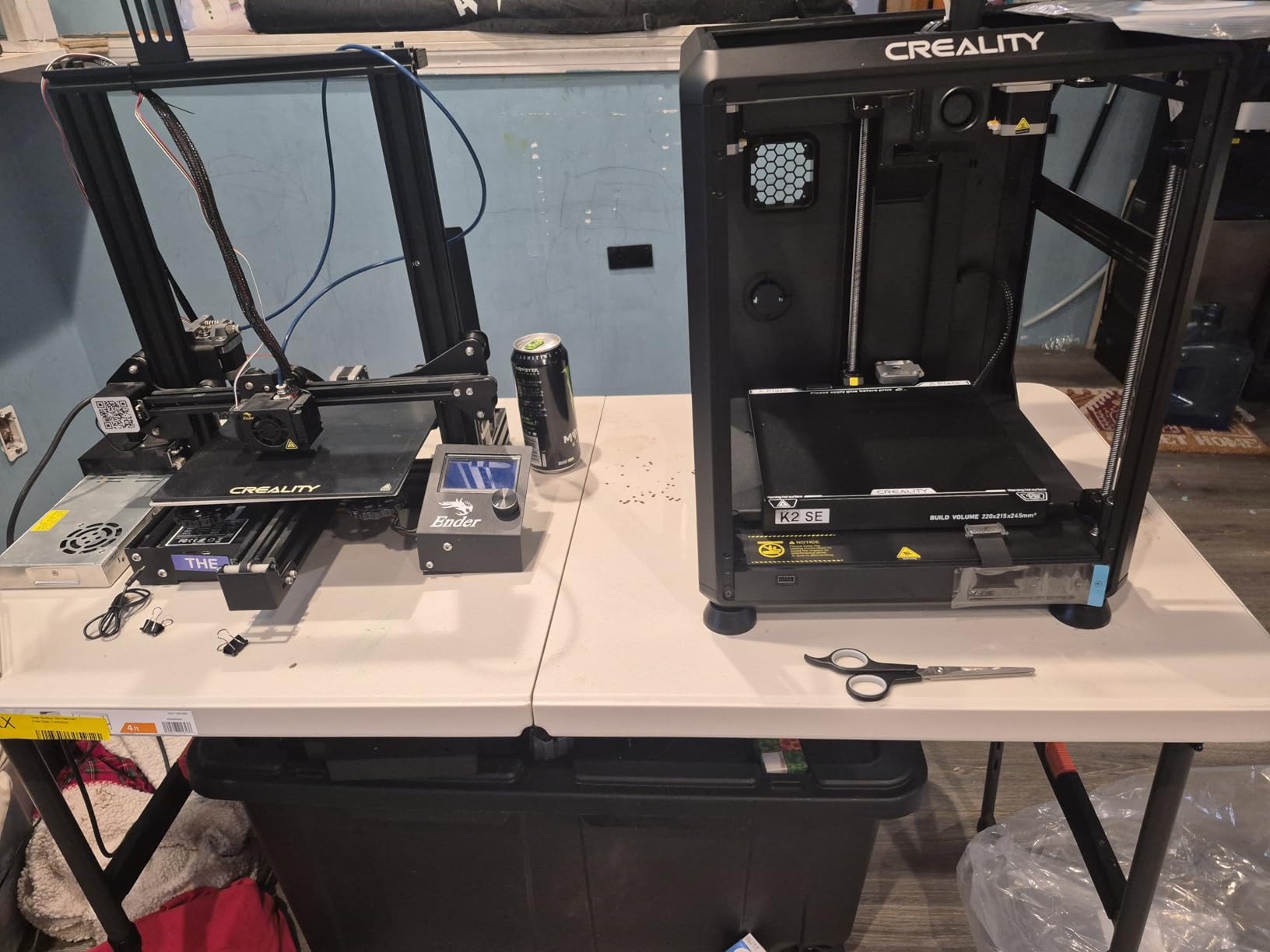 K2 SE 3D Printer, 500mm/s High-Speed Printing, Support Multi Color 3D Printing Needs CFS, Solid Metal Build, Auto Leveling, Direct Drive Extruder, Quick-Swap Nozzle, 220×215×245mm Print Size customer photo 2