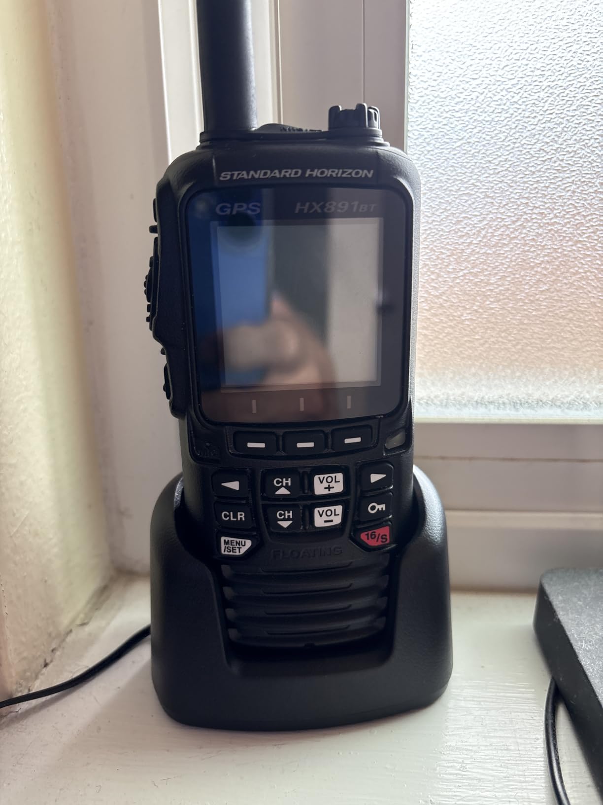 Standard Horizon HX891BTBK Handheld VHF Marine Radio, 6-Watt, Bluetooth, Submersible IPX8, NOAA Weather Alerts customer photo 1