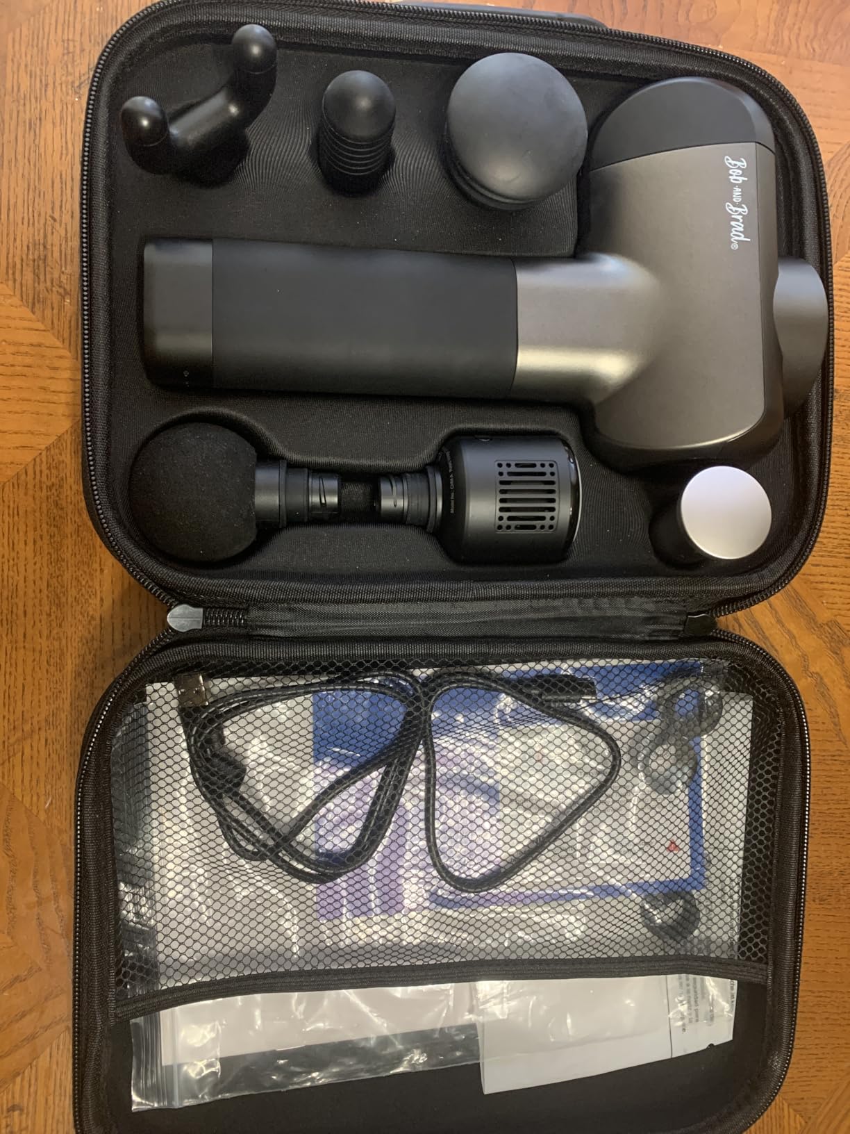 BOB AND BRAD X6 Pro Max Massage Gun with Heat-Cold and Metal Head Therapy, Percussion Deep Tissue Massager Gun for Athletes, Electric Muscle Massage Gun with 6 Replacements customer photo 2