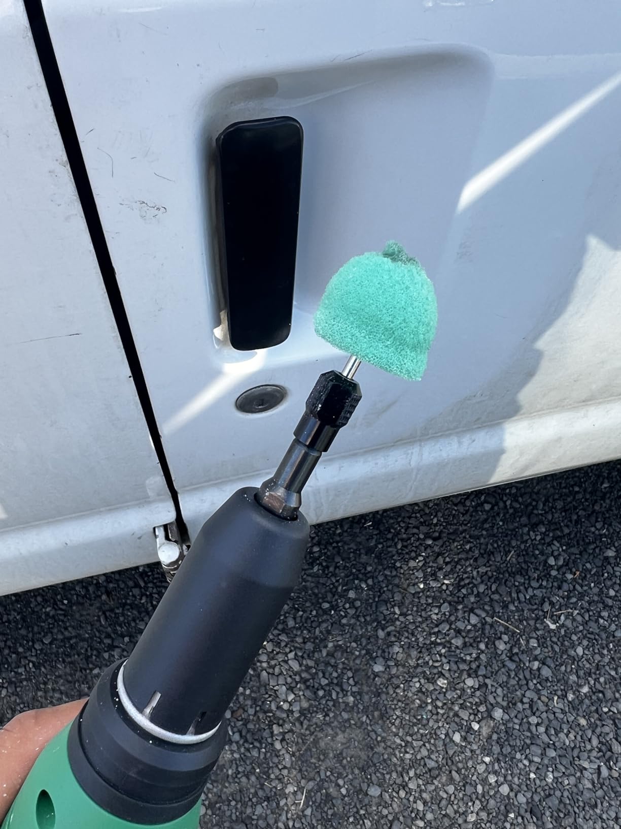 BATOCA S6 Mini Polisher Cordless Polisher for Car Detailing, 2x2.0Ah Batteries, 0mm Rotary Buffer, 3mm and 12mm Dual Action Polisher 1-3 Inch, 2 Different Speeds Heads Systems, 4.2k-21k or 1-5k RPM customer photo 1
