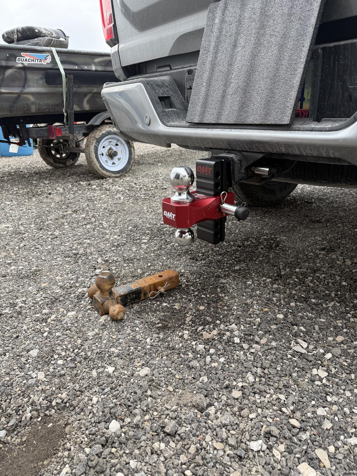 Orion Motor Tech Adjustable Trailer Hitch, Fits 2 in Receiver 6 in Drop & Rise Hitch, 12500 LBS GTW, Class 3, 4 Hitch customer photo 2