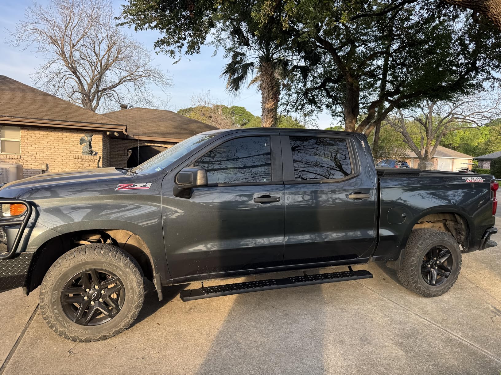 Crew Cab Running Boards Side Steps for 2019-2026 Chevy Silverado & GMC Sierra 1500, 2020-2026 2500 HD 3500 HD customer photo 2