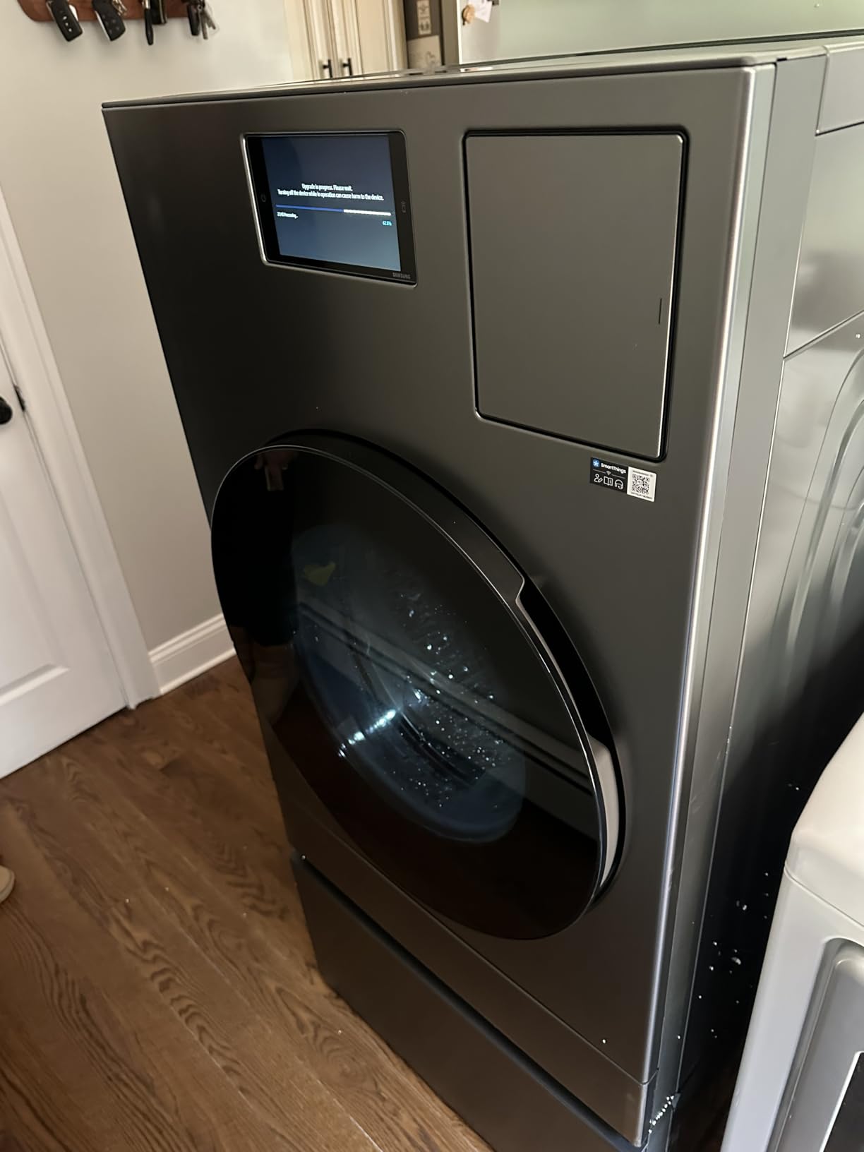 5.3 cu. ft. Bespoke AI Laundry Ventless Heat Pump Dryer Combo All-in-One Ultra Capacity Washer with AI Home, Dark Steel, WD53DBA900HZA1 customer photo 1