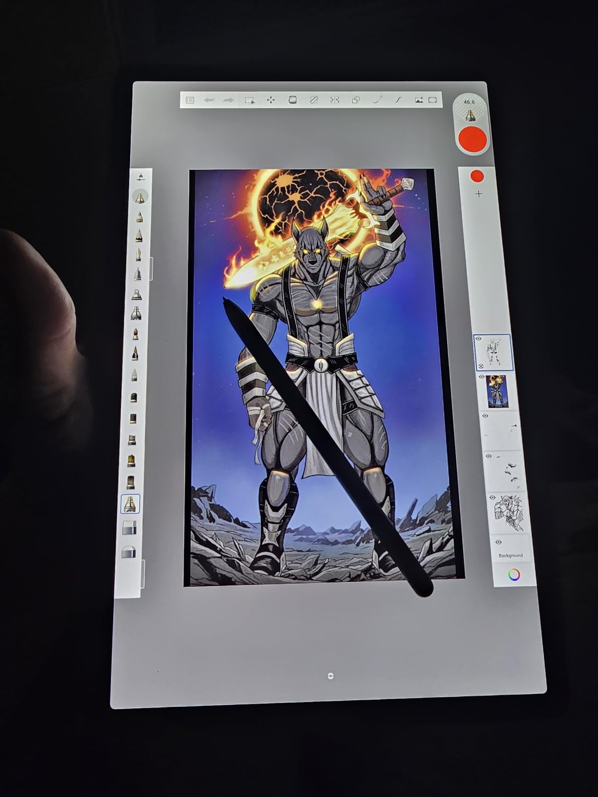 Samsung Galaxy Tab S9+ Plus 12.4-inch 256GB WiFi Android AI Tablet, Snapdragon 8 Gen 2, AMOLED Screen, S Pen Included, Long Battery Life (Renewed) customer photo 1