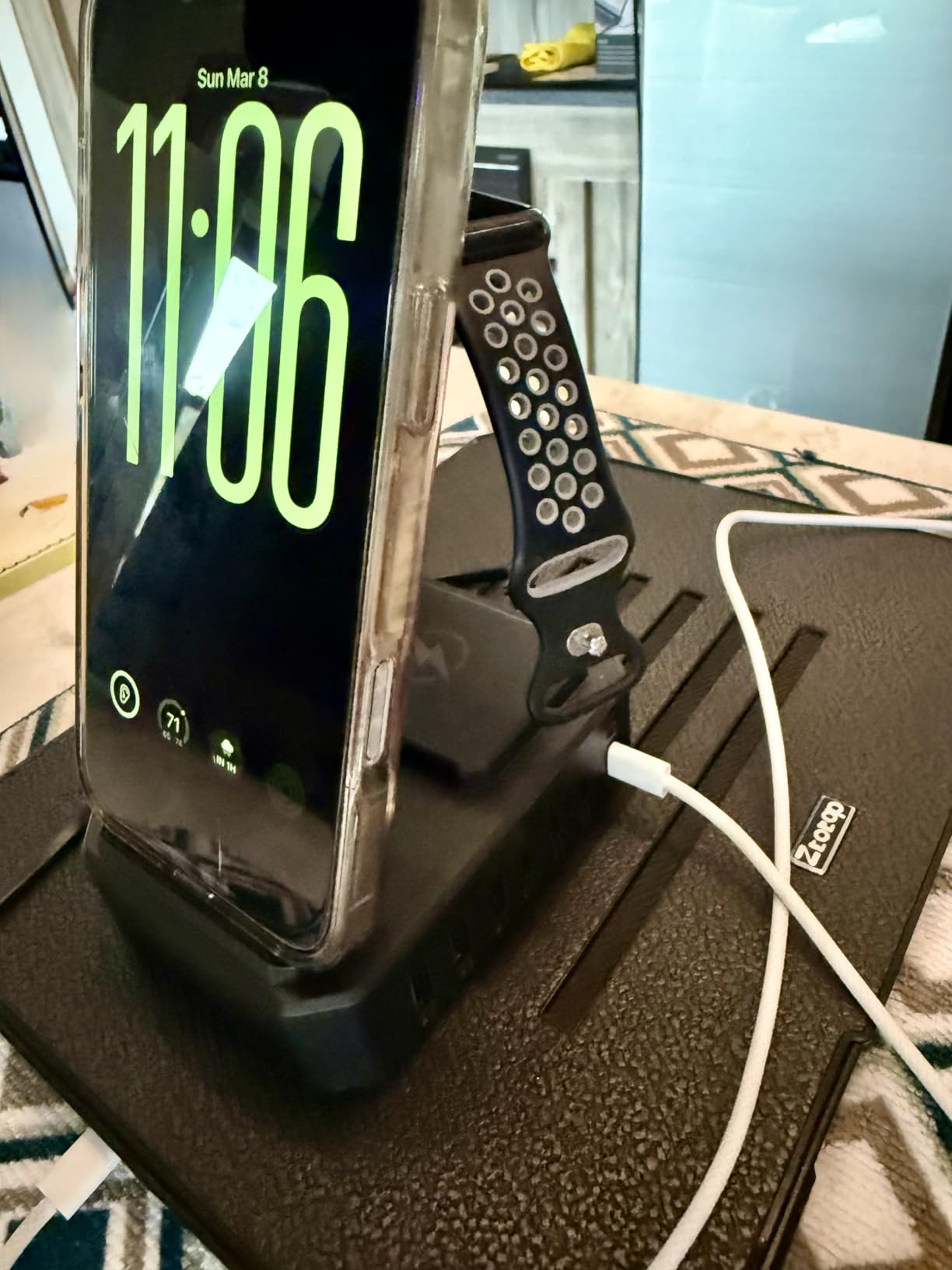 300W Charging Station for Multiple Devices Apple,10 in 1 Wireless Charger for iPhone,GaN III USB C 65W PD Fast Charging Stand Dock for MacBook,iWatch&Airpods (Wireless Charging Only for Apple) customer photo 2