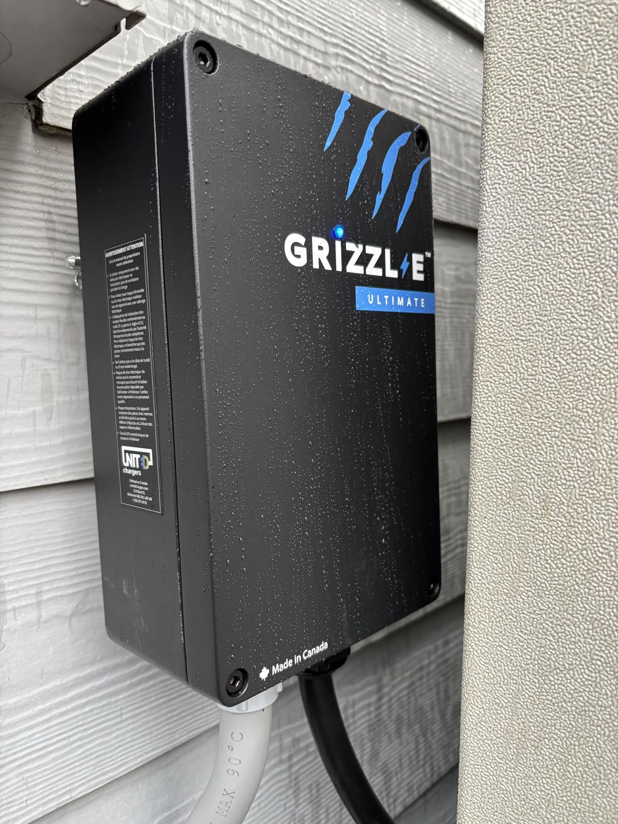 Grizzl-E 48A Ultimate Level 2 Fastest 48A Electric Vehicle (EV) Charger, UL Tested and Certified, Metal Case, Indoor/Outdoor Electric Car Fast Charging Station, Hardwired, Ultra Edition, J1772 customer photo 2