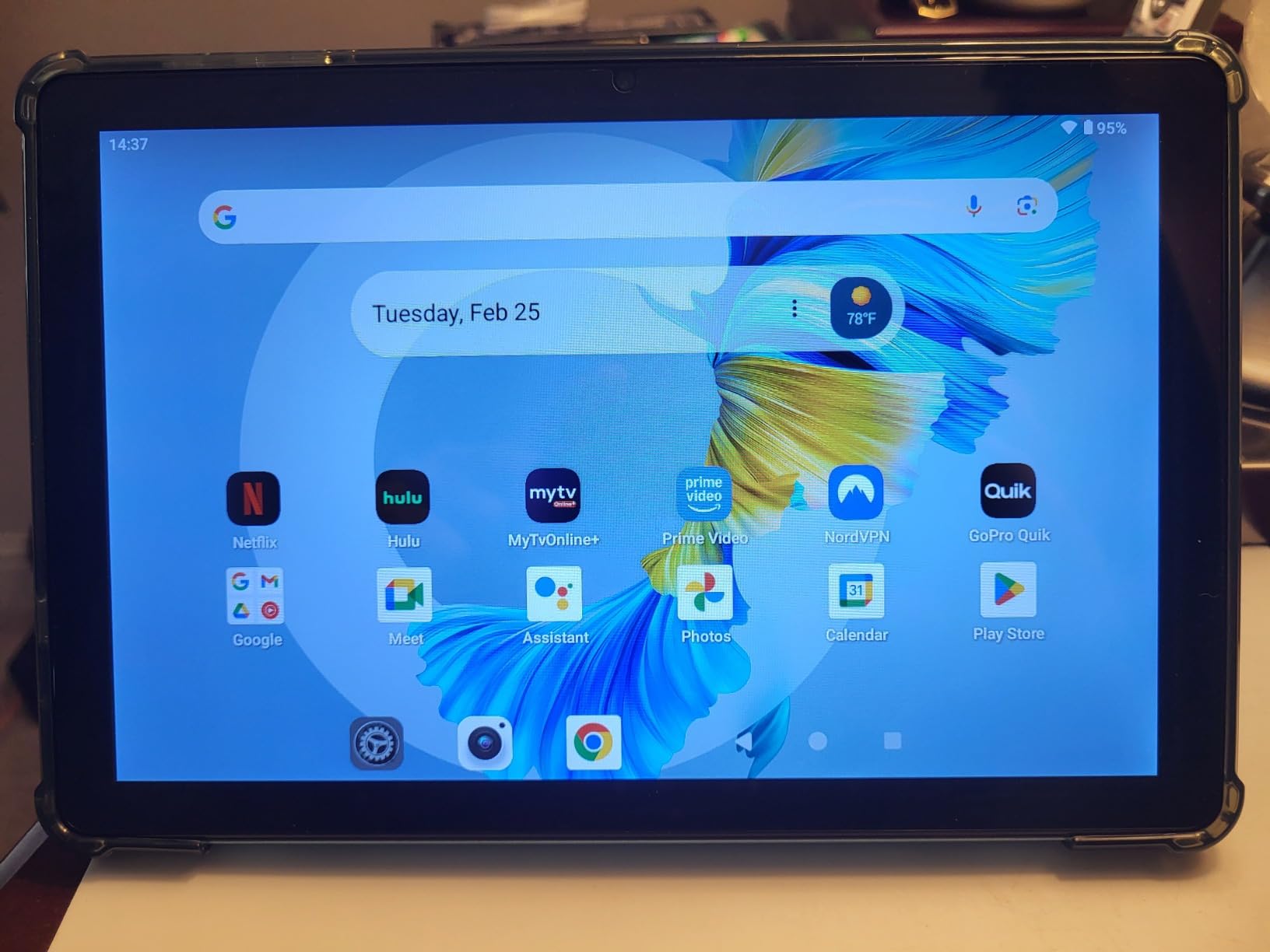 Android 14 Tablet, 10 inch Tablets, Octa Core CPU, 10GB+64GB+512GB Expansion, 1280x800 Display Screen, Wi-Fi6, Dual Cameras, 6000mAh Battery, Widevine L1 Google Kids Space, Black customer photo 1