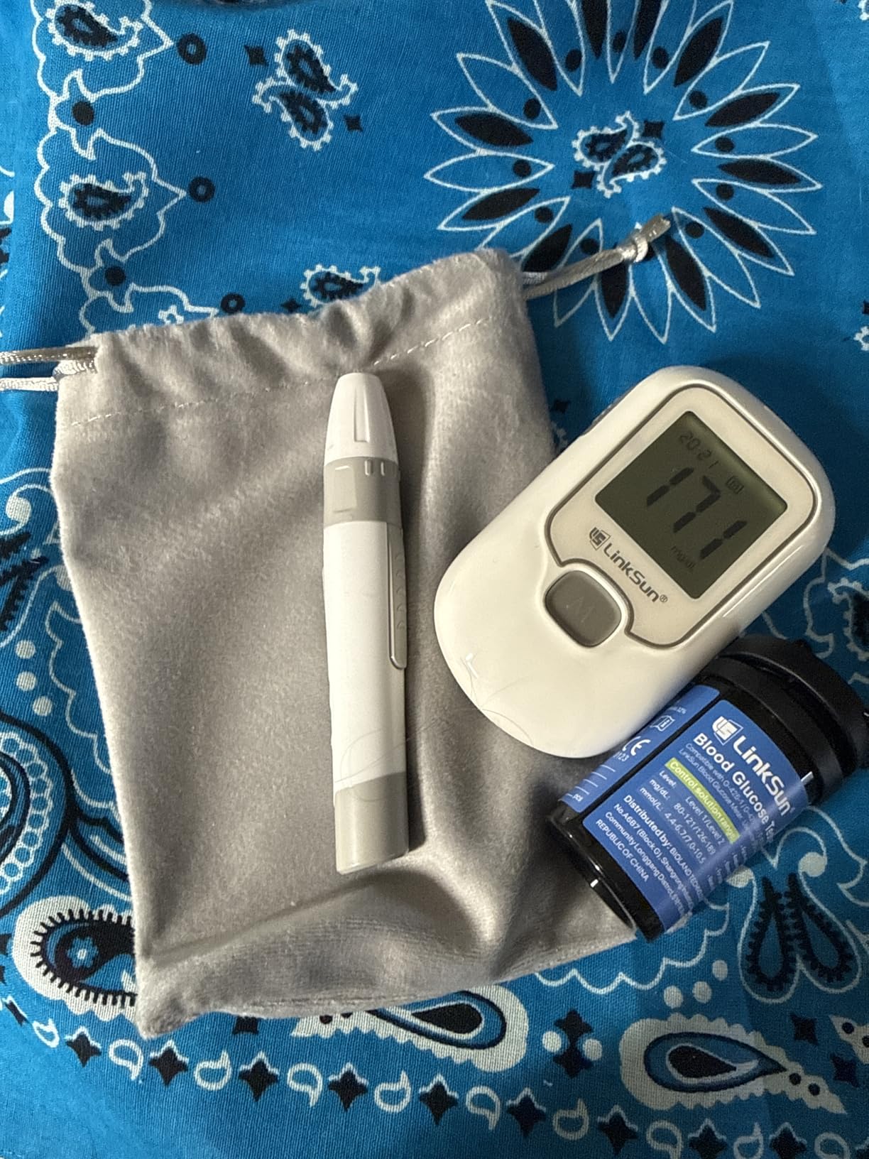 G-425-1 Blood Glucose Monitor Kit, 100 Test Strips & 100 Lancets, Diabetes Testing Kit customer photo 2