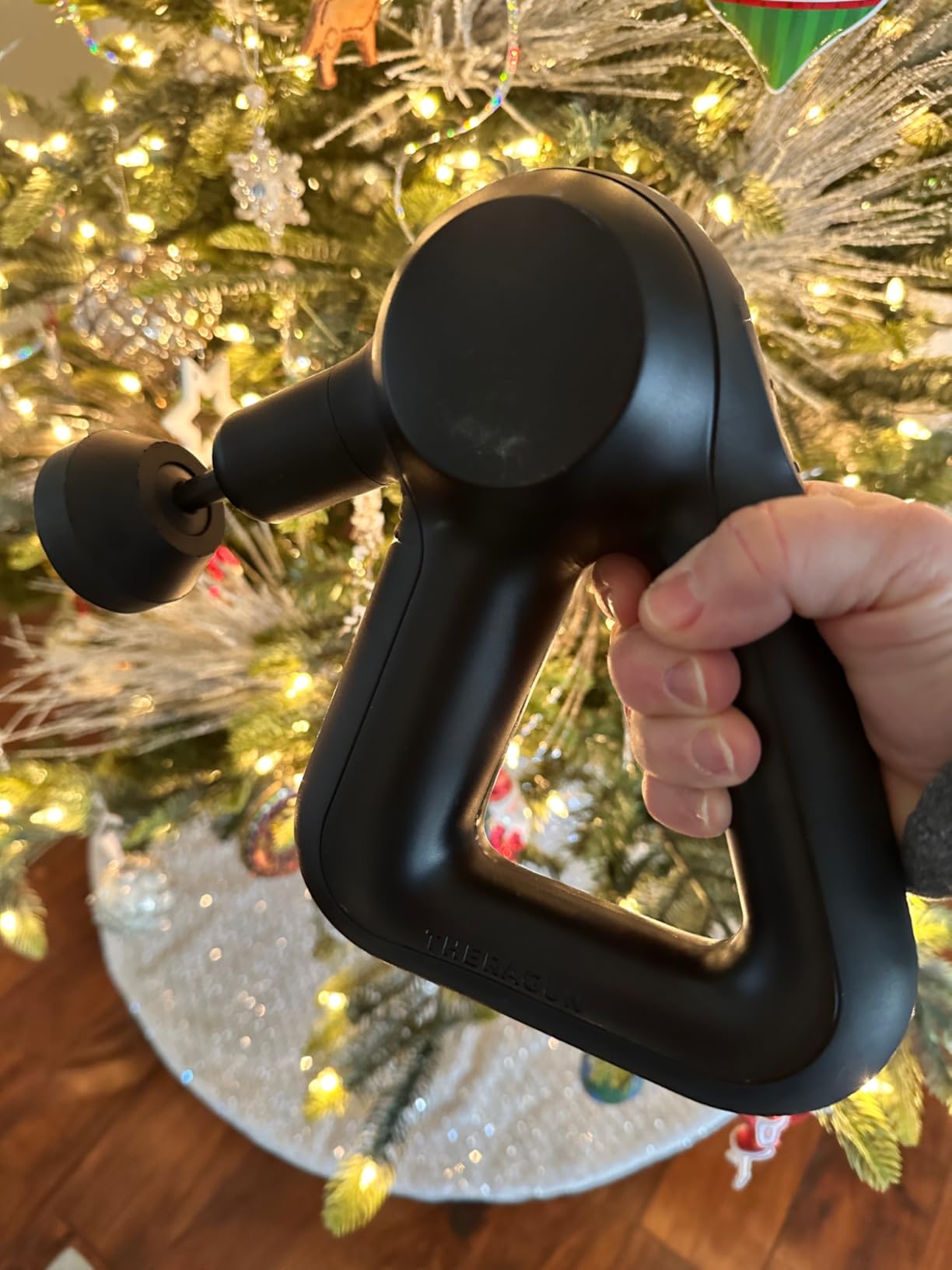 TheraGun Therabody Relief - Quiet Deep Tissue Therapy Massage Gun - Bluetooth Enabled, Electric Percussion Massage Gun & Personal Massager for Pain (Black) customer photo 1