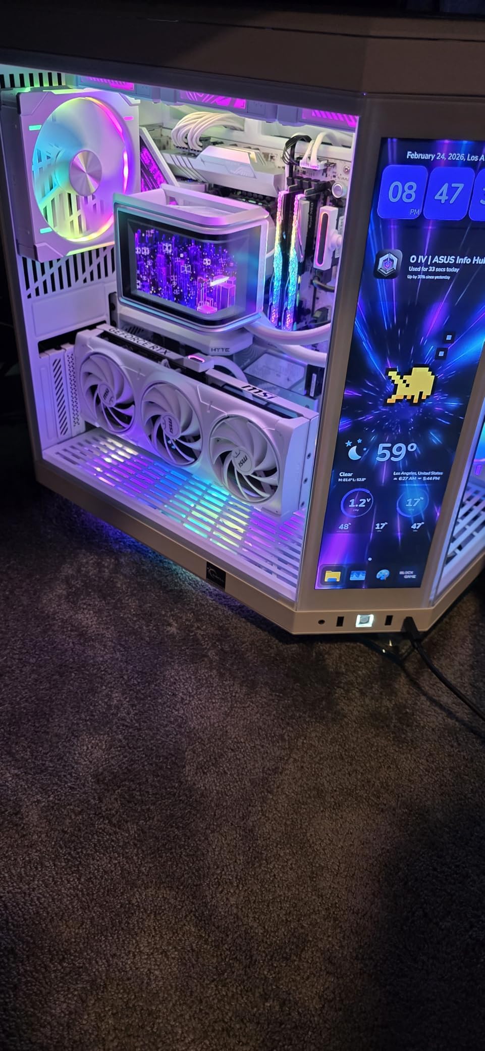 ASUS ROG Strix Z890-E Gaming WiFi Intel Z890 LGA 1851 ATX Motherboard, Advanced AI PC-Ready, 18+2+1+2 Stages, DDR5, WiFi 7, 7X M.2, Thunderbolt 4, USB Type-C, AI Overclocking, Cooling & Networking customer photo 2