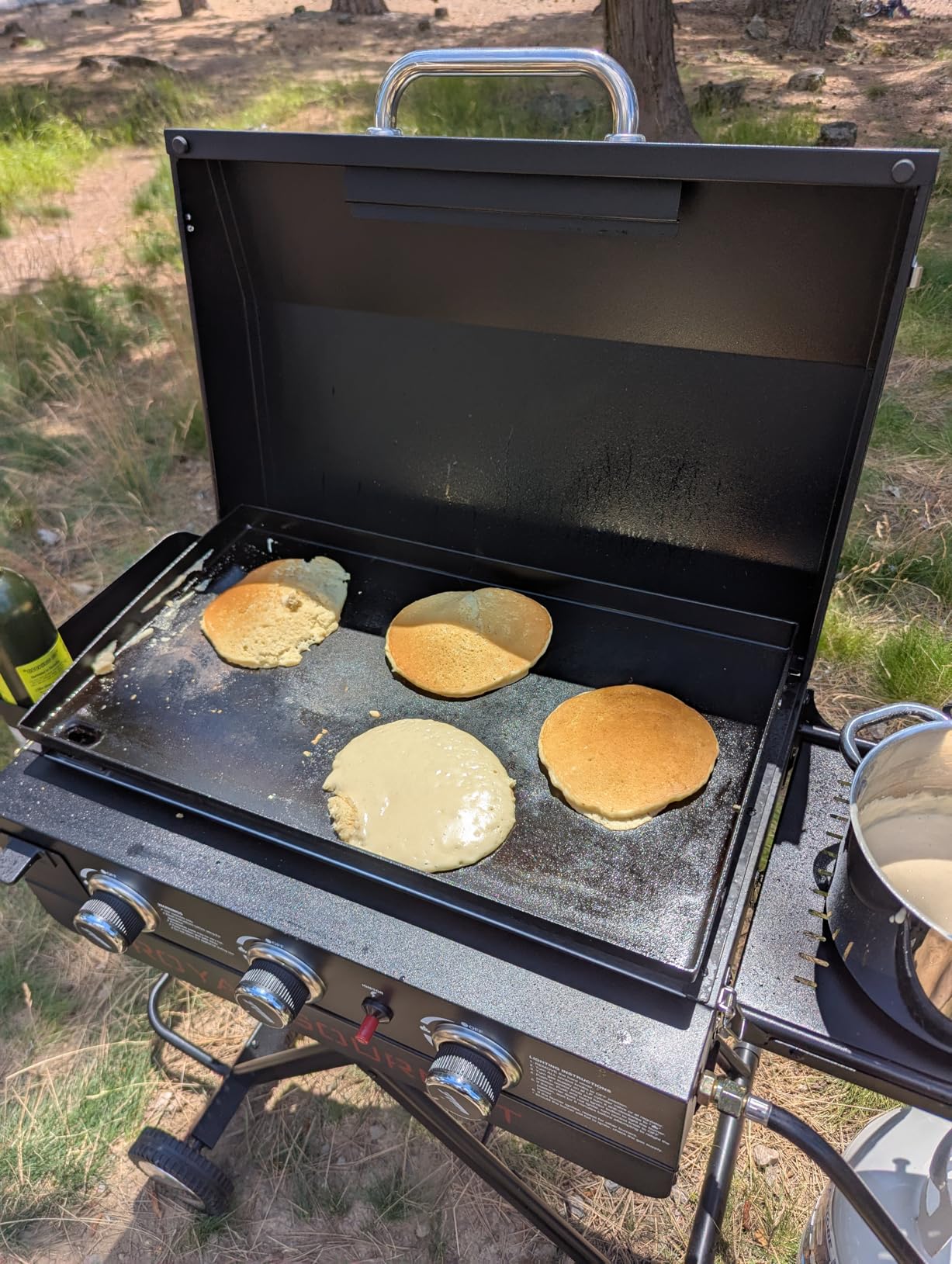 Royal Gourmet PD3001 3-Burner Propane Gas Griddle with Collapsible Stand, 23-Inch Portable Griddle, 314 Sq. In. Cooking Area customer photo 2