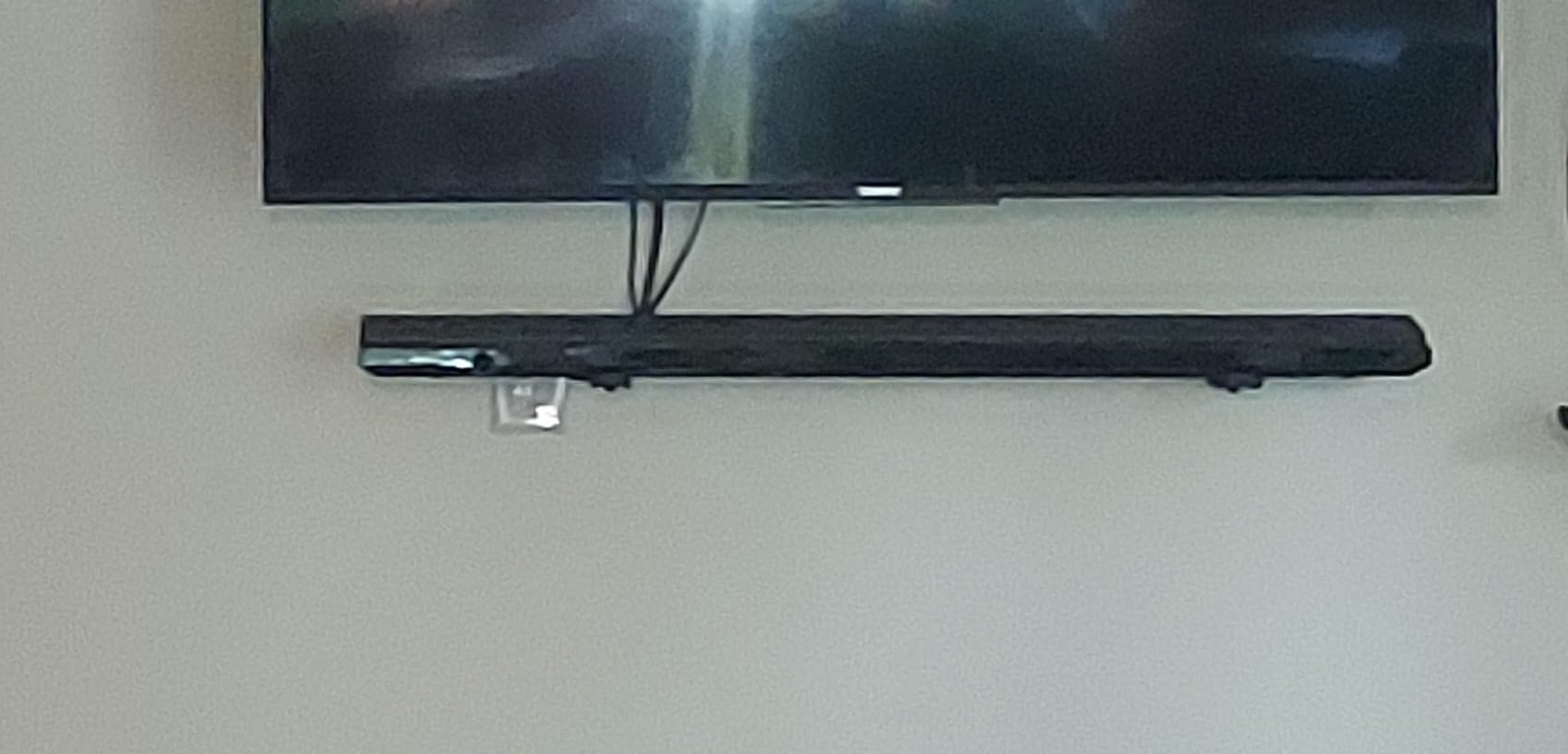 ZUOLACO Soundbar Wall Mount Bracket for Samsung, Bose, Vizio, LG, Sony, JBL, Sonos and More Sound Bar Mounts Under TV, Hold up to 33 lbs, Depth Adjustable 3.6