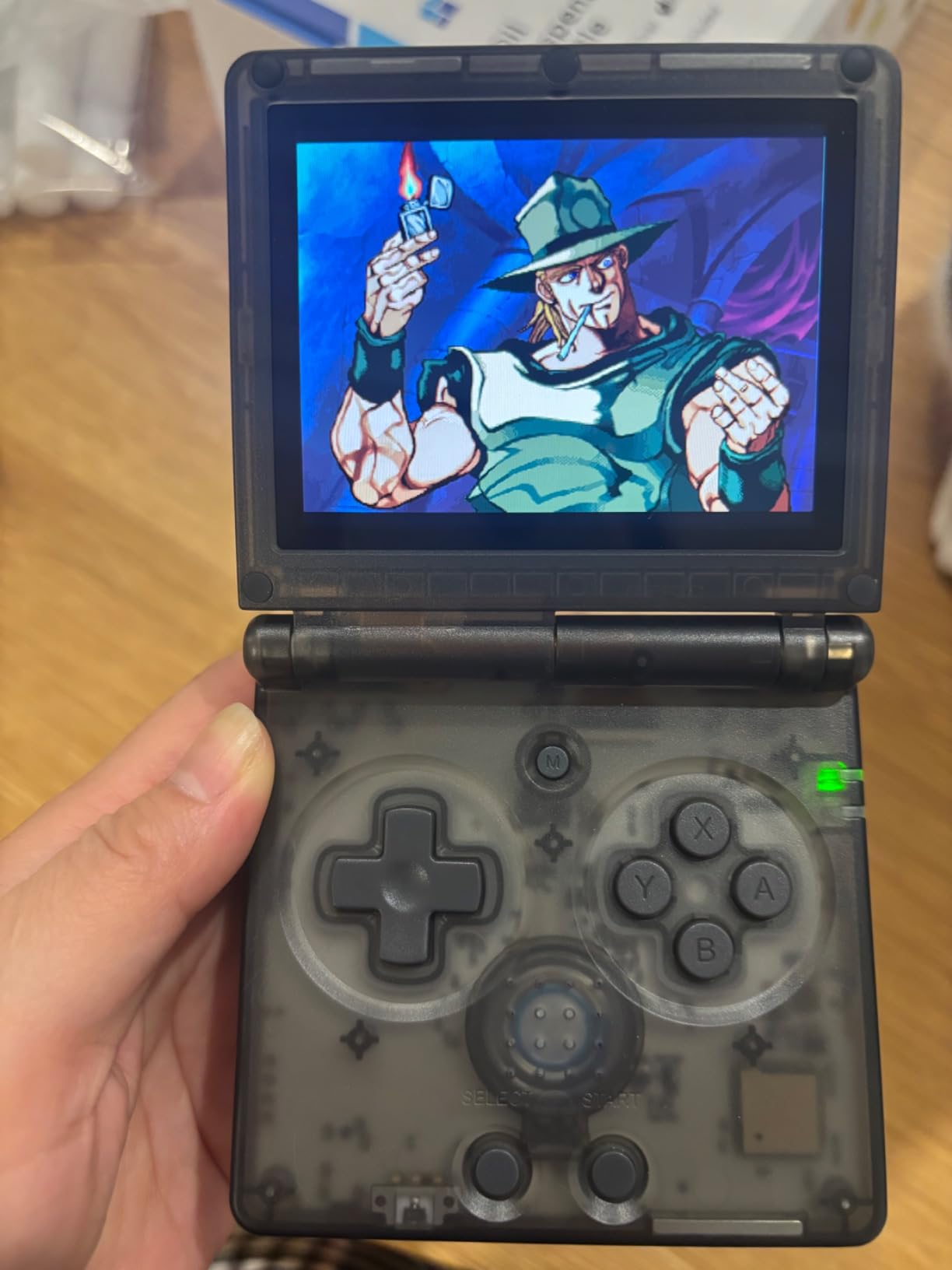 RG35XXSP Anbernic Flip Retro Handheld Game Console Black - Linux System 3.5-inch IPS 64GB 5532 Games customer photo 2