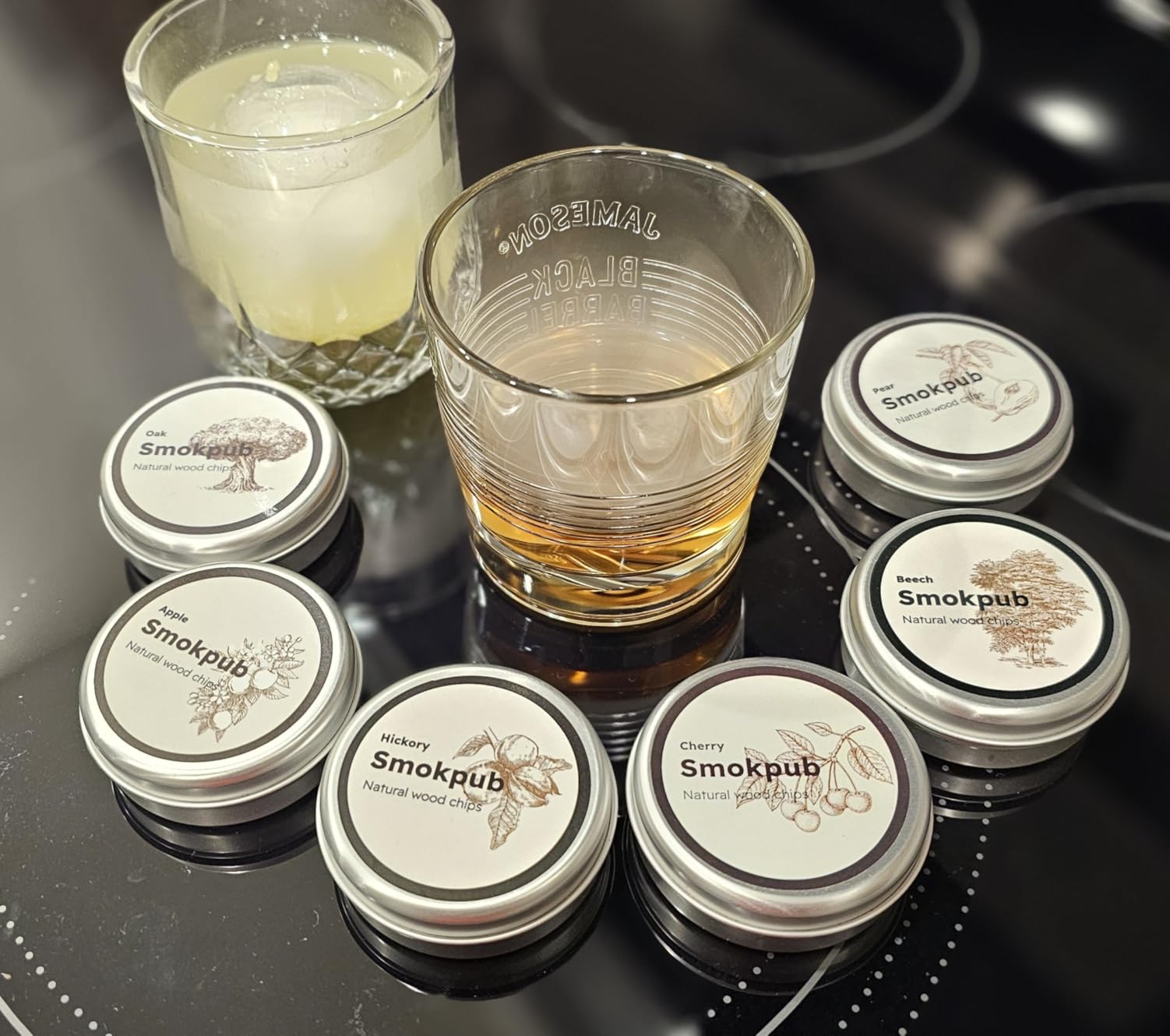 SMOKPUB Electric Whiskey Smoker Kit, Rechargeable Cocktail Smoker with 6 Wood Chips, Flameless Heating System, Old Fashioned Drink Smoker Kit customer photo 2