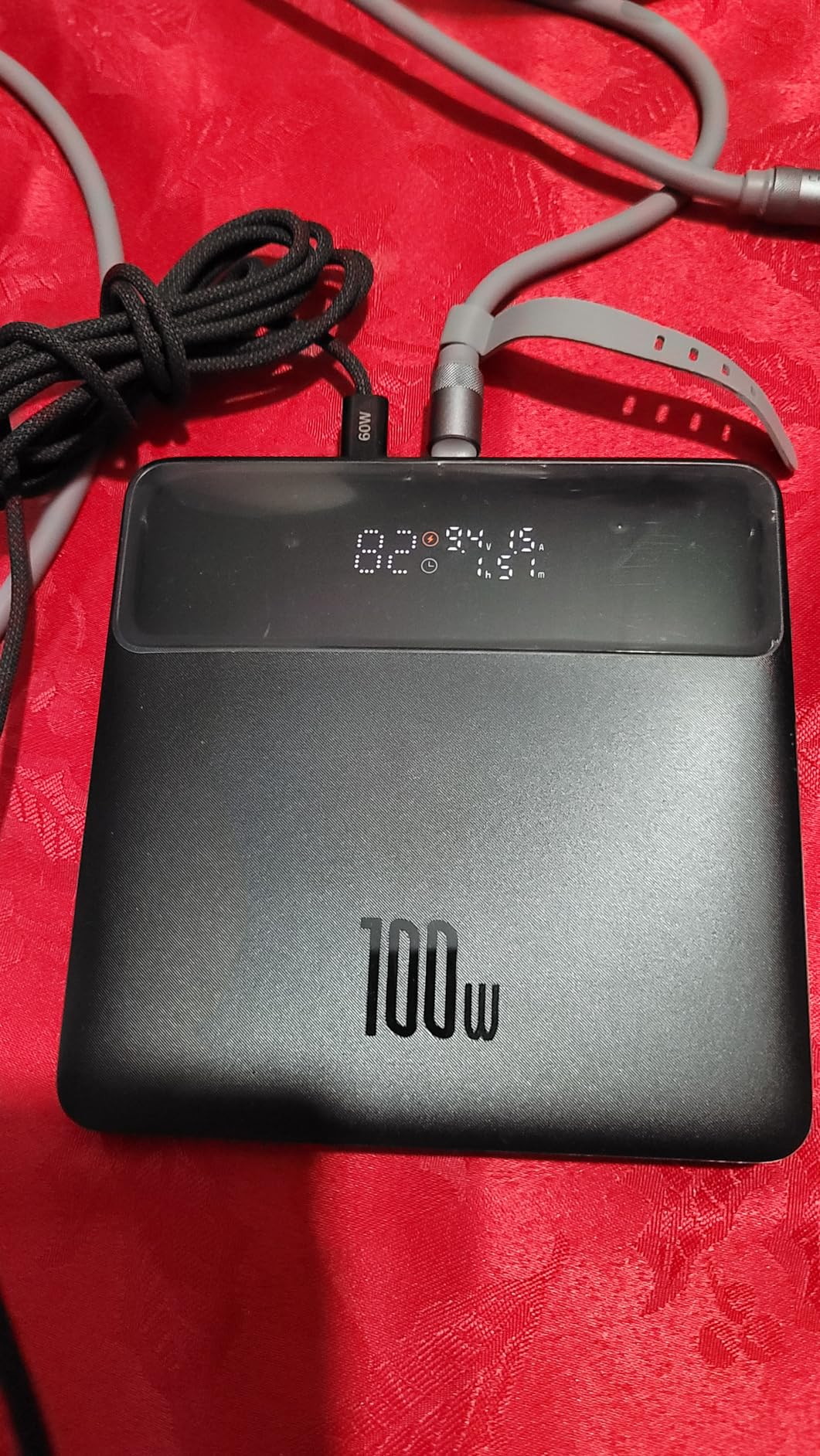 Baseus Laptop Portable Charger 100W 20000mAh, Blade Travel Power Bank Fast Charging 2 USB-C & 2 USB-A Port customer photo 1