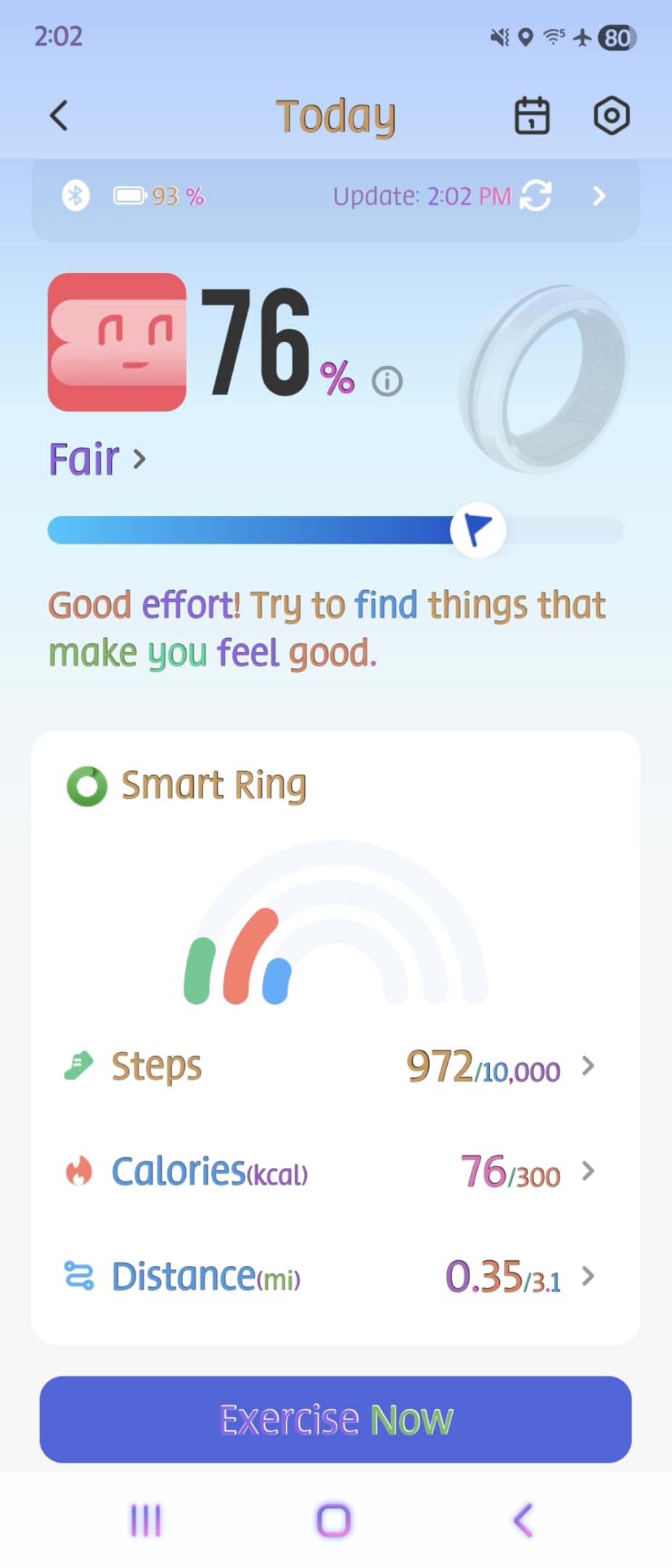 RENPHO Lynx Smart Ring-All Day Sleep & Activity Tracking, Includes Charging Case, Gifts for Men, 7-Day Battery Life, Subscription-Free App for iOS & Android, Size Before You Buy customer photo 1