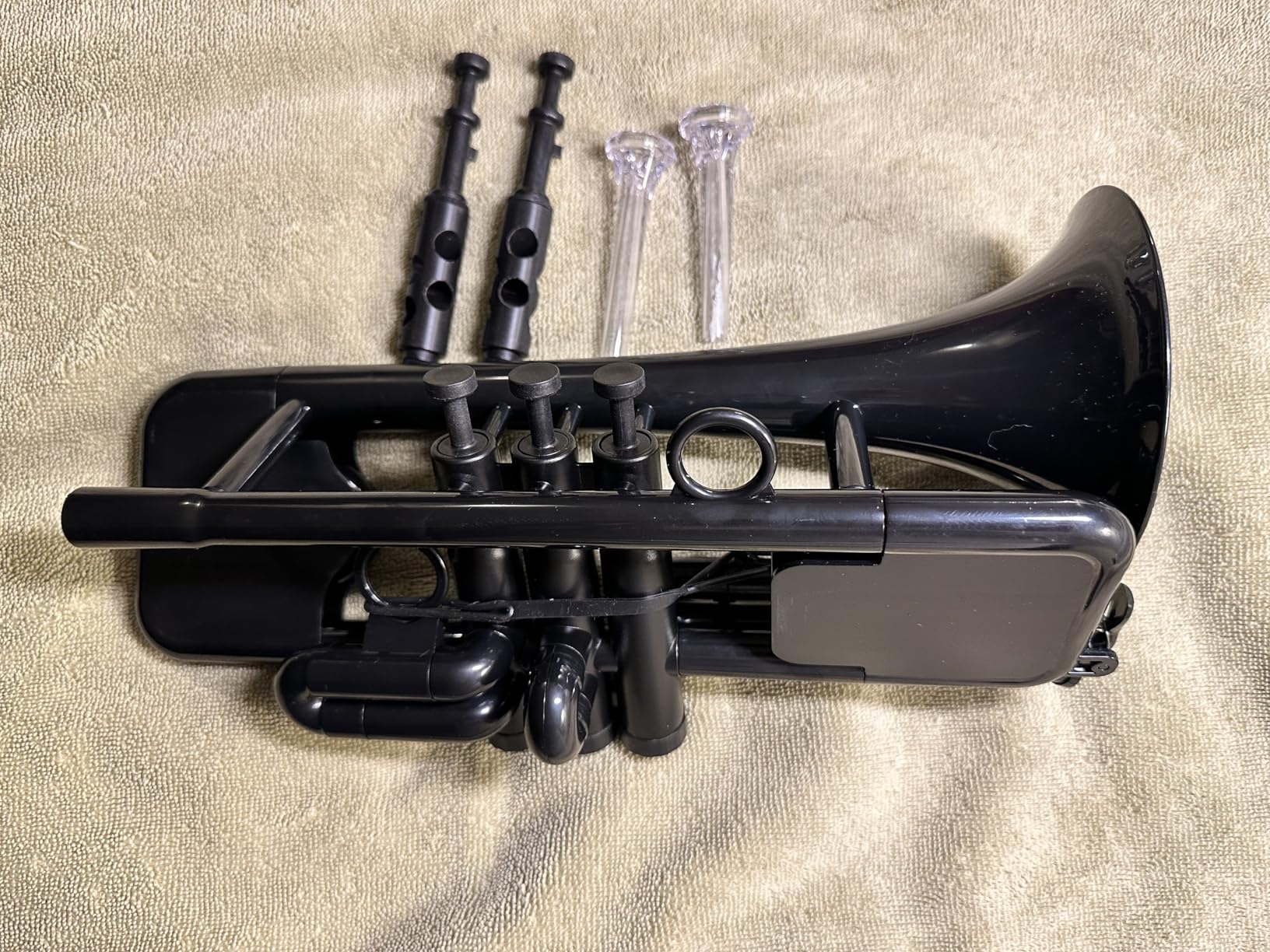 SEA LION Professional Plastic Bb Trumpet Set for Student Beginner (Black) customer photo 2