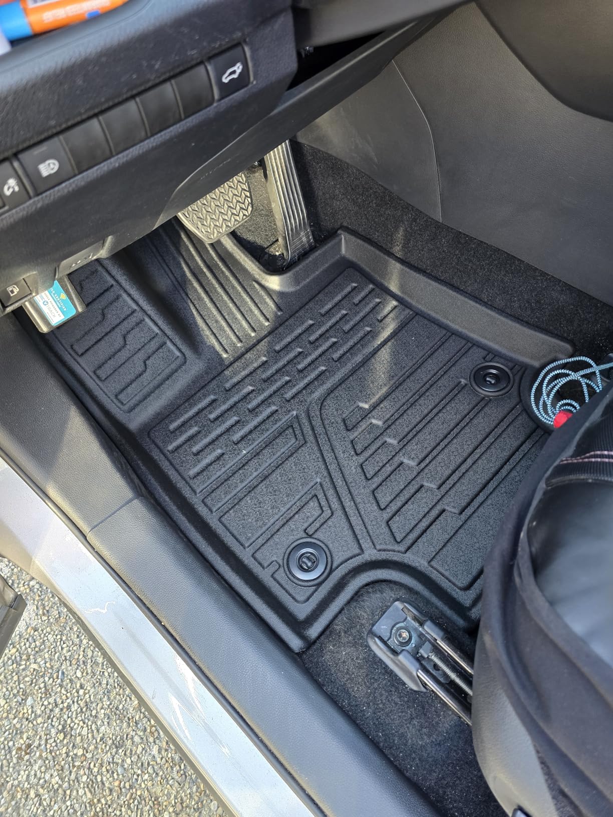 Floor Mats for Toyota RAV4 2019-2025, All Weather Floor Mats Trunk Cargo Liner with Backrest Protectors and Door Sill Guards Accessories, Full Coverage Set customer photo 2
