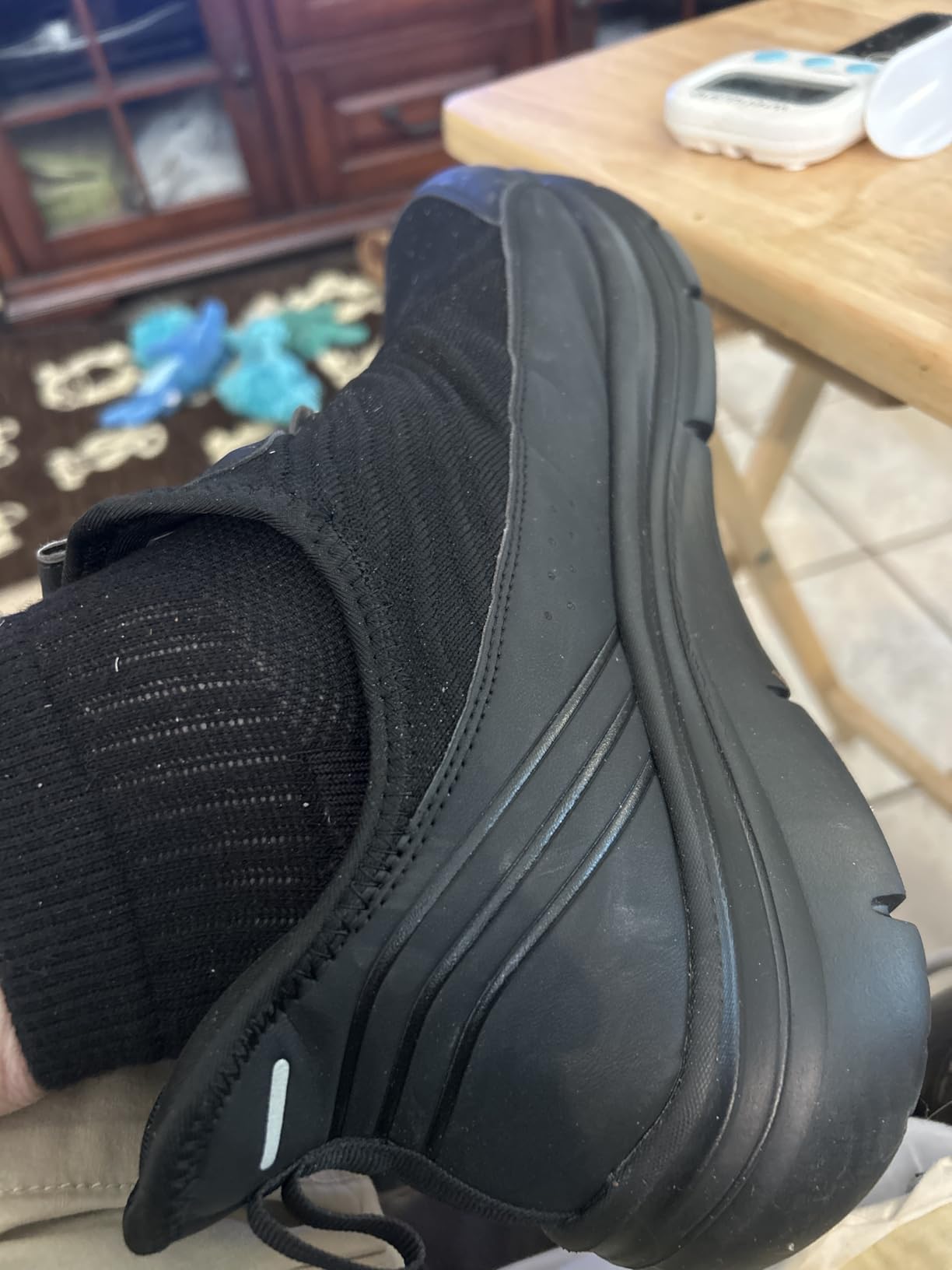 FitVille Men's Extra Wide Slip-On Walking Shoes, Hands-Free Orthopedic Sneakers with Arch Support for Plantar Fasciitis, Bunions and Hammertoes - Step Ease V1 customer photo 1