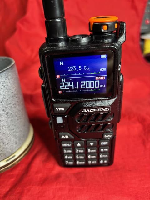 K5PLUS Tri-Band Ham Radio Long Range, UHF VHF 1.25M Handheld 10W Tri-Power Two Way Radio with Airband, NOAA customer photo 2