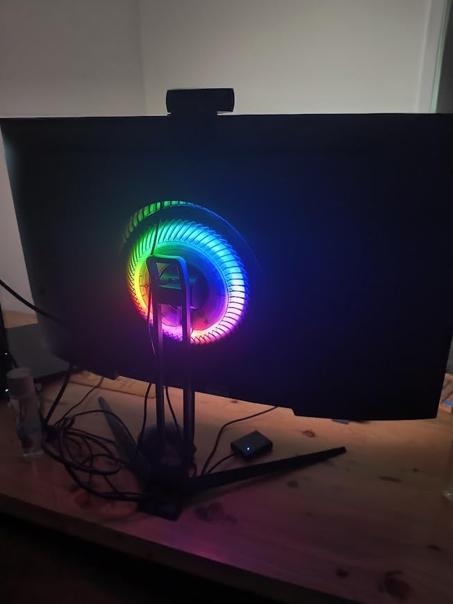 CRUA 34'' White Gaming Monitor 165Hz/144Hz 21:9 1500R Ultrawide Curved Monitor, WQHD 3440X1440 120%sRGB VA Panel Computer Monitor Support Freesync, PIP/PBP, HDMI2.0 & DP1.4, Wall Mount&Tilt Adjustable customer photo 2