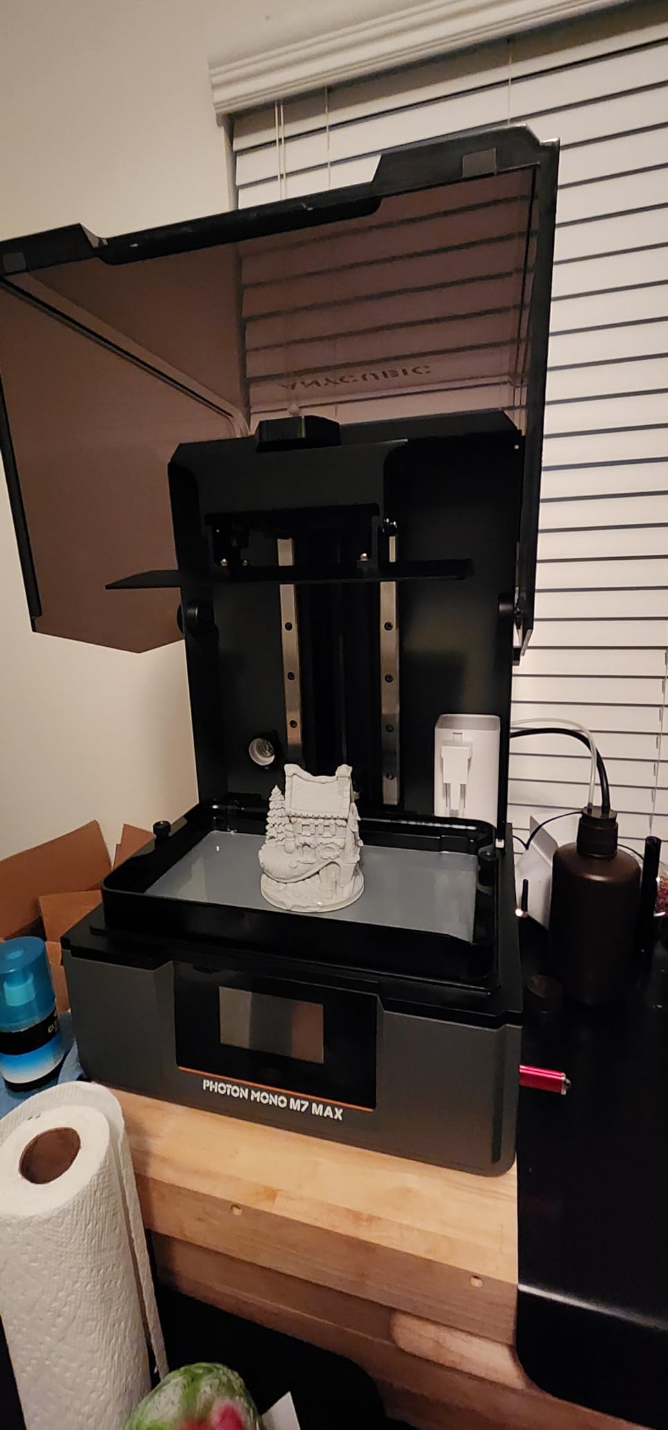 ANYCUBIC Photon Mono M7 MAX Resin 3D Printer, 13.6-inch 7K Mono LCD, High Precision, Temperature Control, Efficient Productivity, Large Printing Size of 11.73 x 6.46 x 11.81 Inch customer photo 2