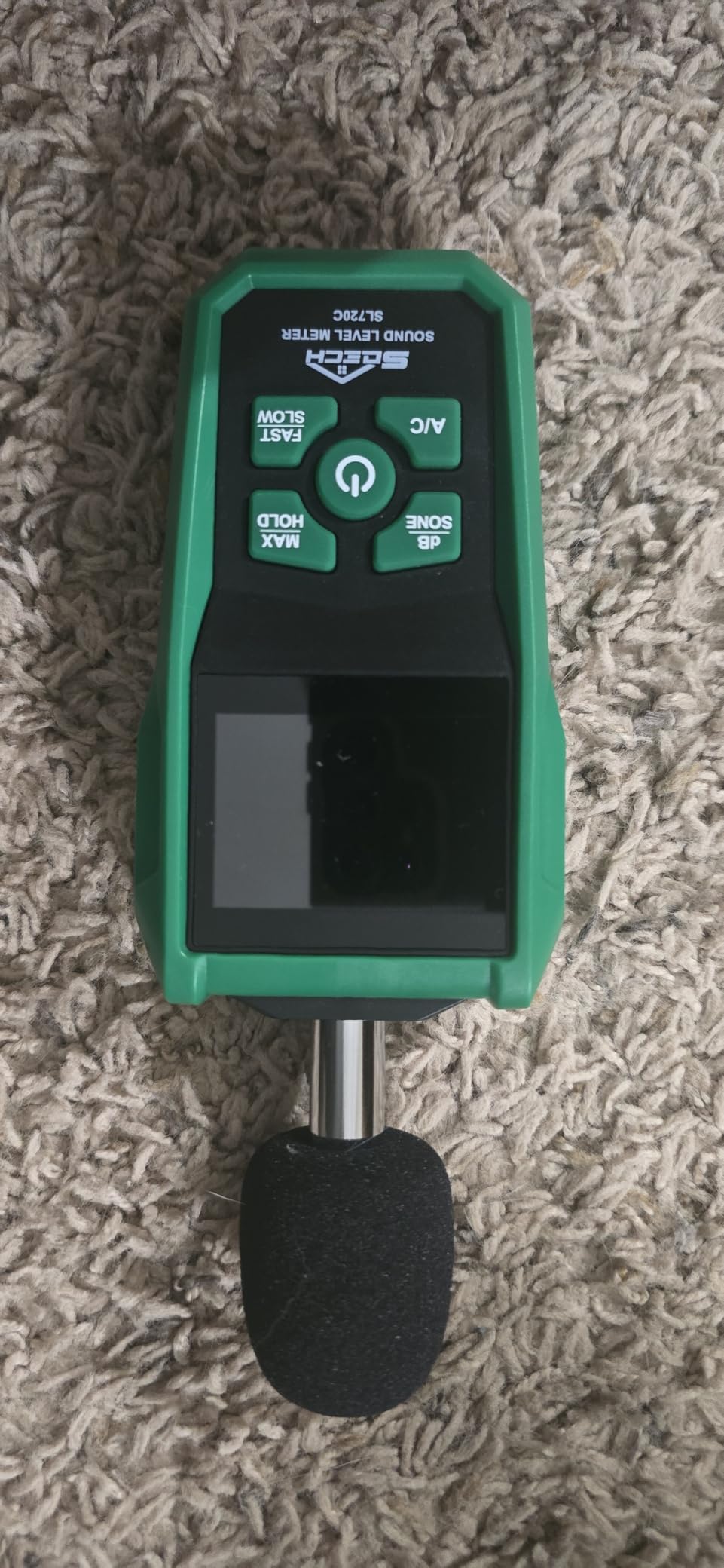 SQECH Decibel Meter, Digital Sound Level Meter with LCD Color Screen,Portable SPL Meter Range 30-130dB with A/C Weighted,MAX/MIN,Data Hold,dB/SONE Unit,FAST/SLOW Response,for Home/Office/Factories customer photo 1