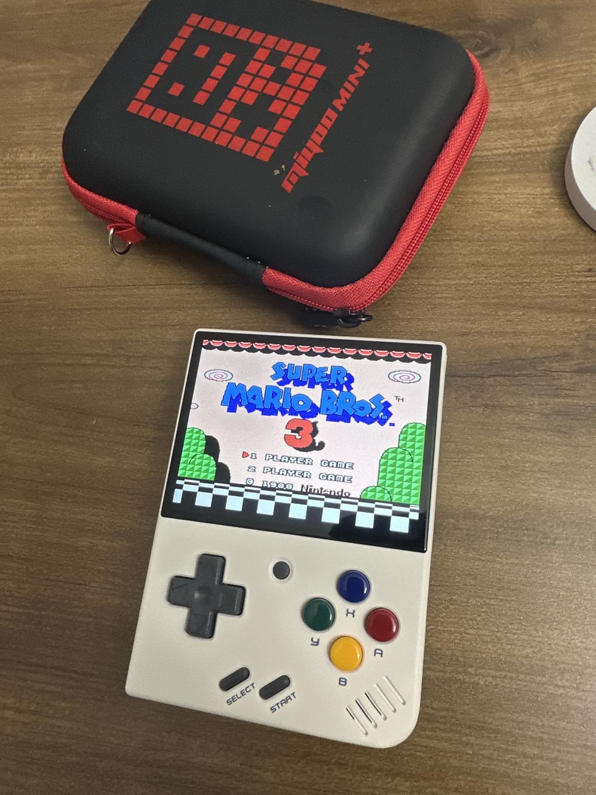 Miyoo Mini Plus Retro Handheld Game Console Gray 64GB - 3.5-inch IPS WiFi RTC with Portable Case customer photo 1