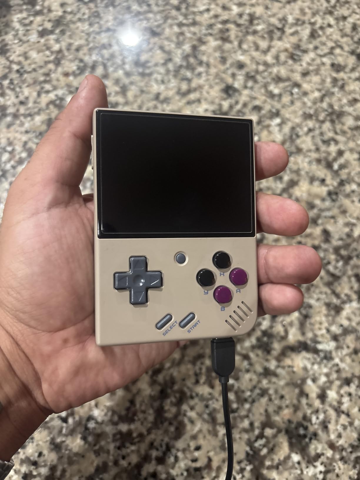 Miyoo Mini Plus Retro Handheld Game Console Gray 64GB - 3.5-inch IPS WiFi RTC with Portable Case customer photo 2